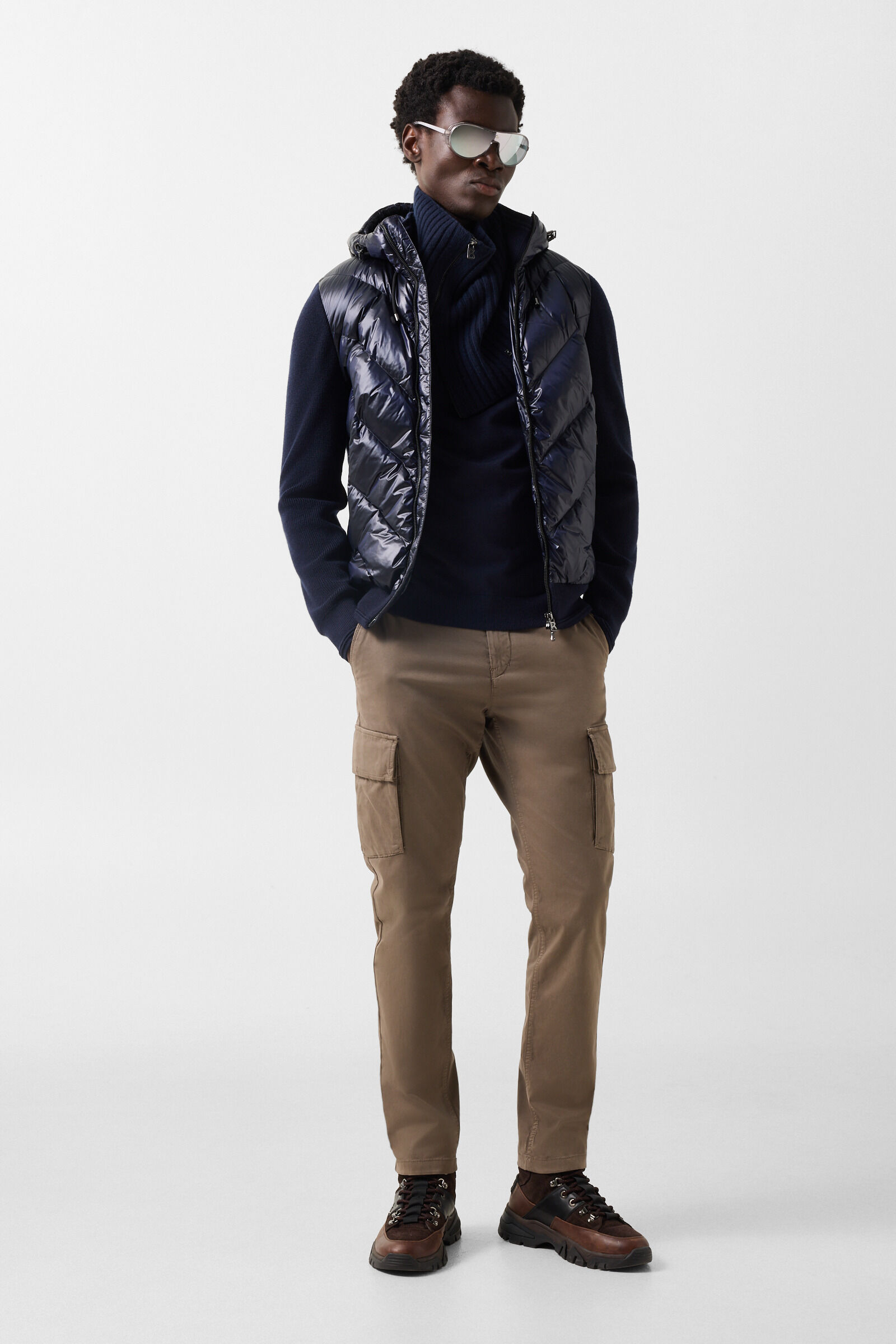 Pull en laine vierge et cachemire Ole Marine