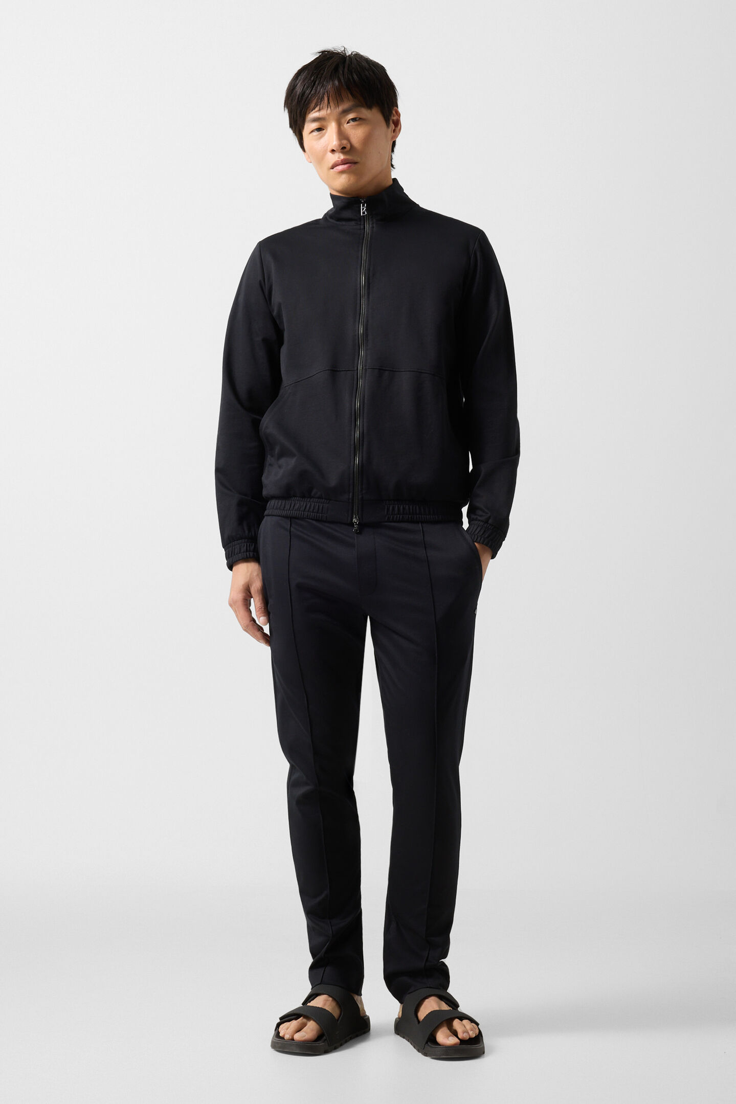 Rupert jersey jacket Black