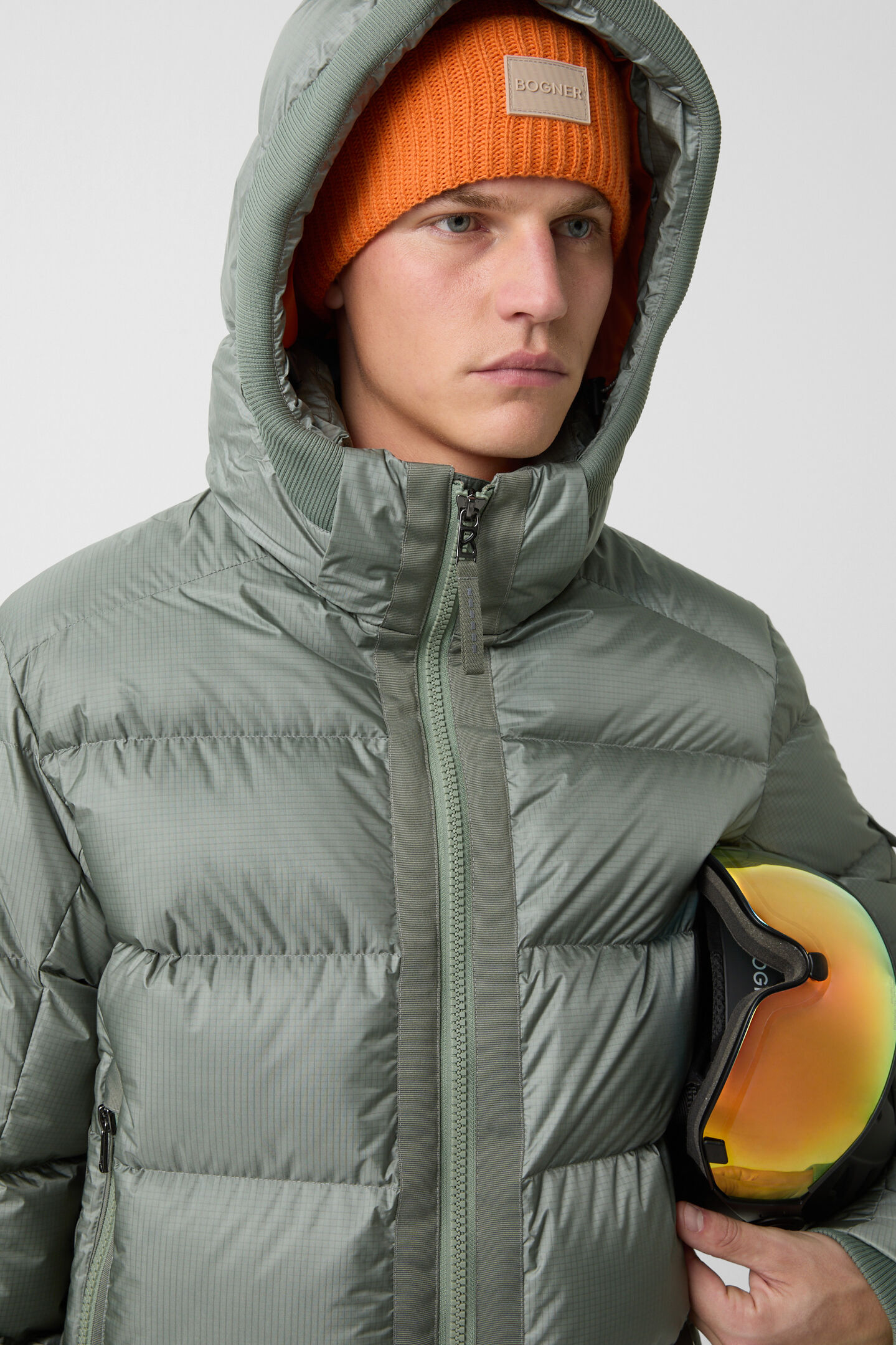 Samir down ski jacket Olive green