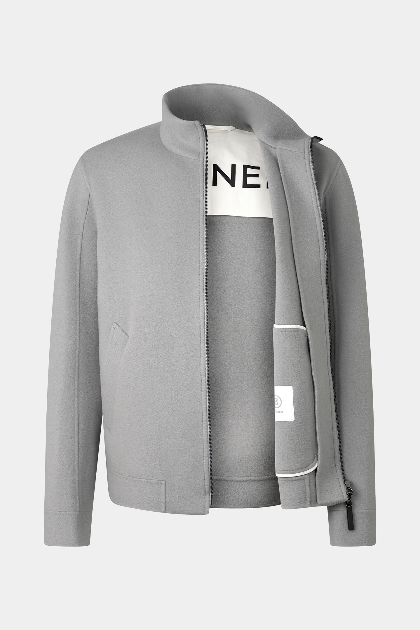 Doubleface blouson Brice Light gray