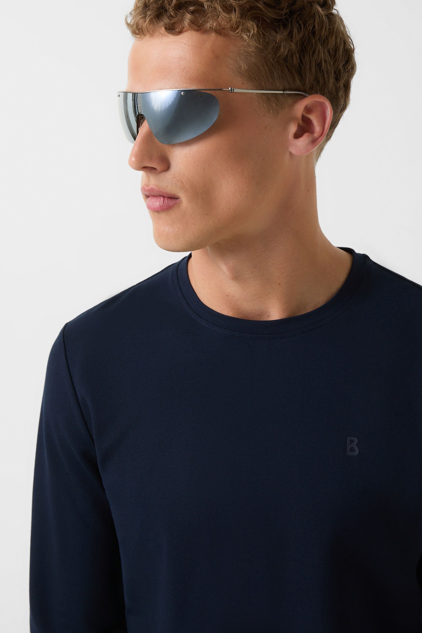 Arvid longsleeve Navy blue
