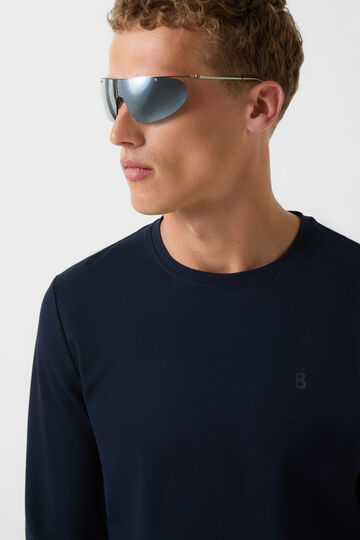 T-shirt long Arvid Bleu marine T-shirt long Arvid Bleu marine