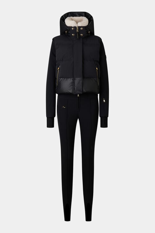 2in1 ski overall Ulla Black