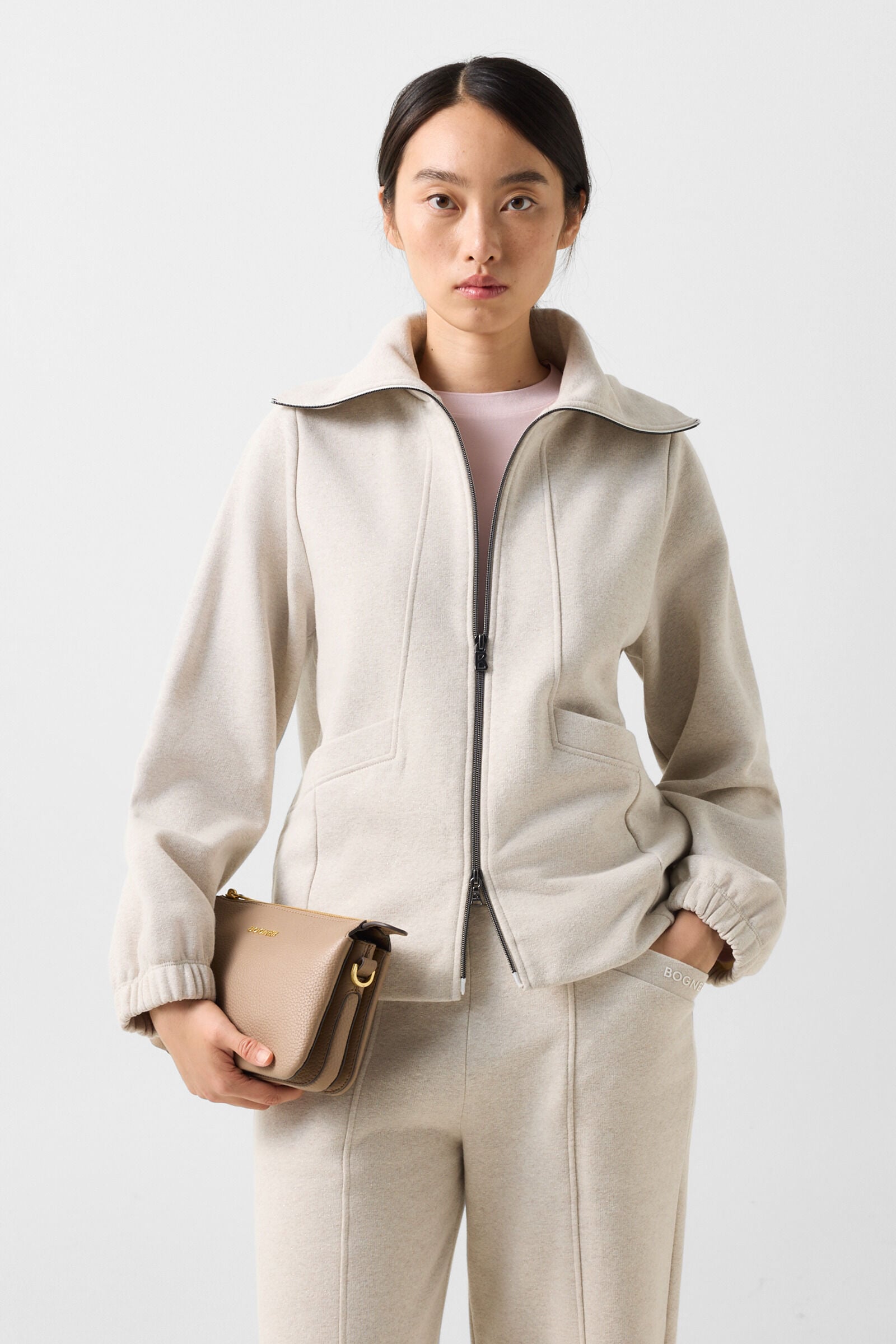 Tasha Jersey Jacket Off-White
