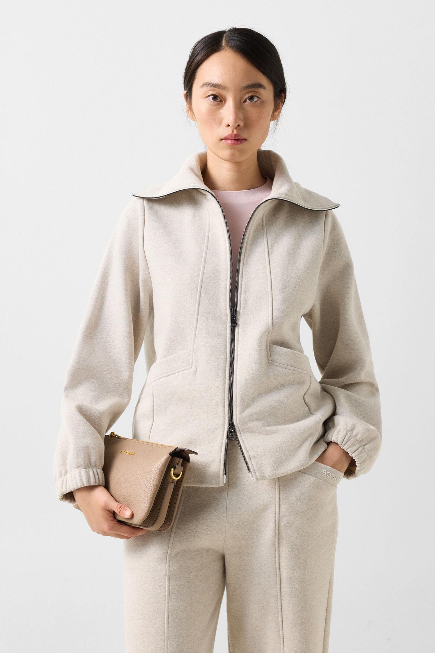 Tasha Jersey Jacket Off-White