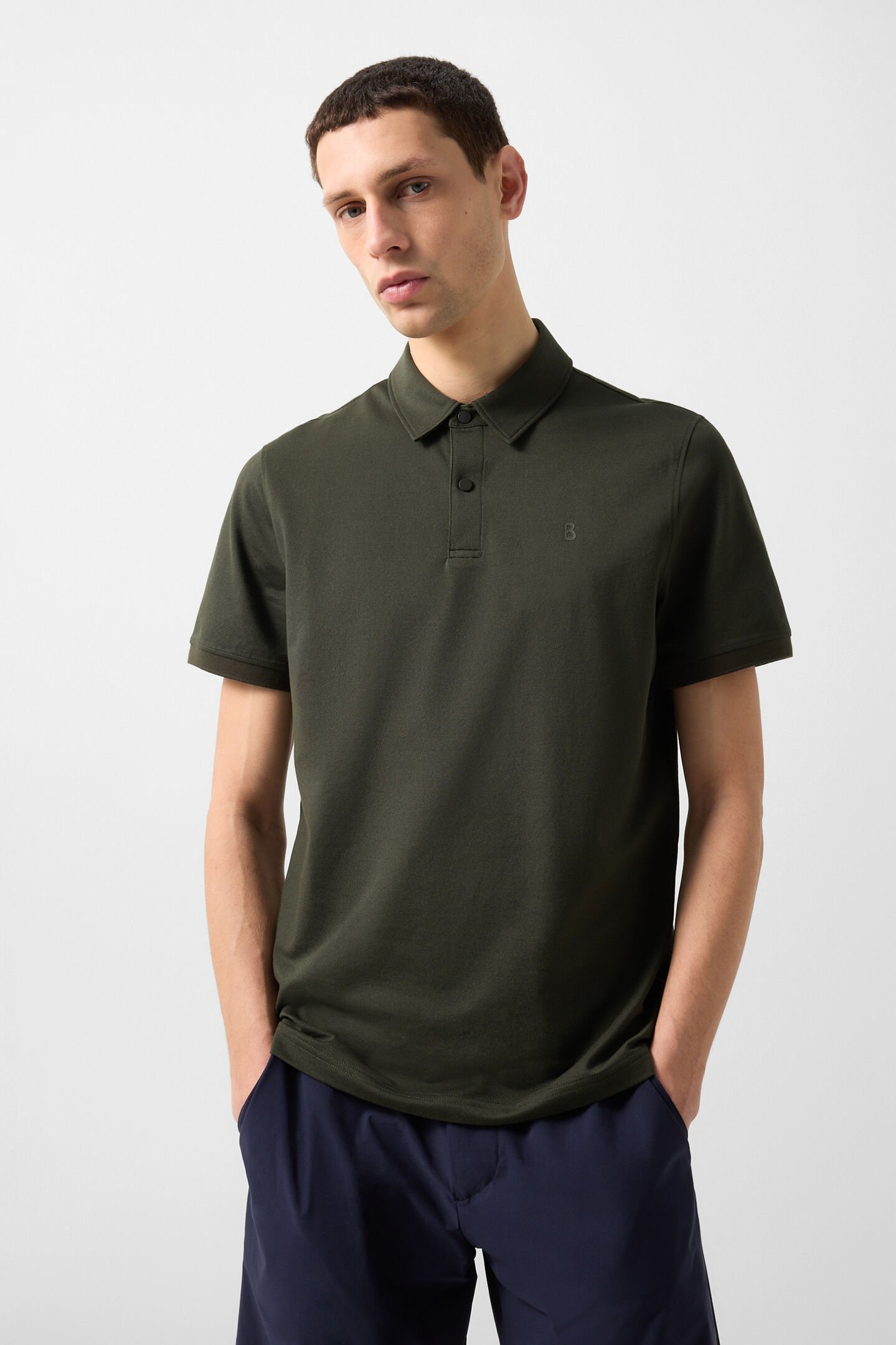 Polo-Shirt Timo Oliv-Gr&uuml;n