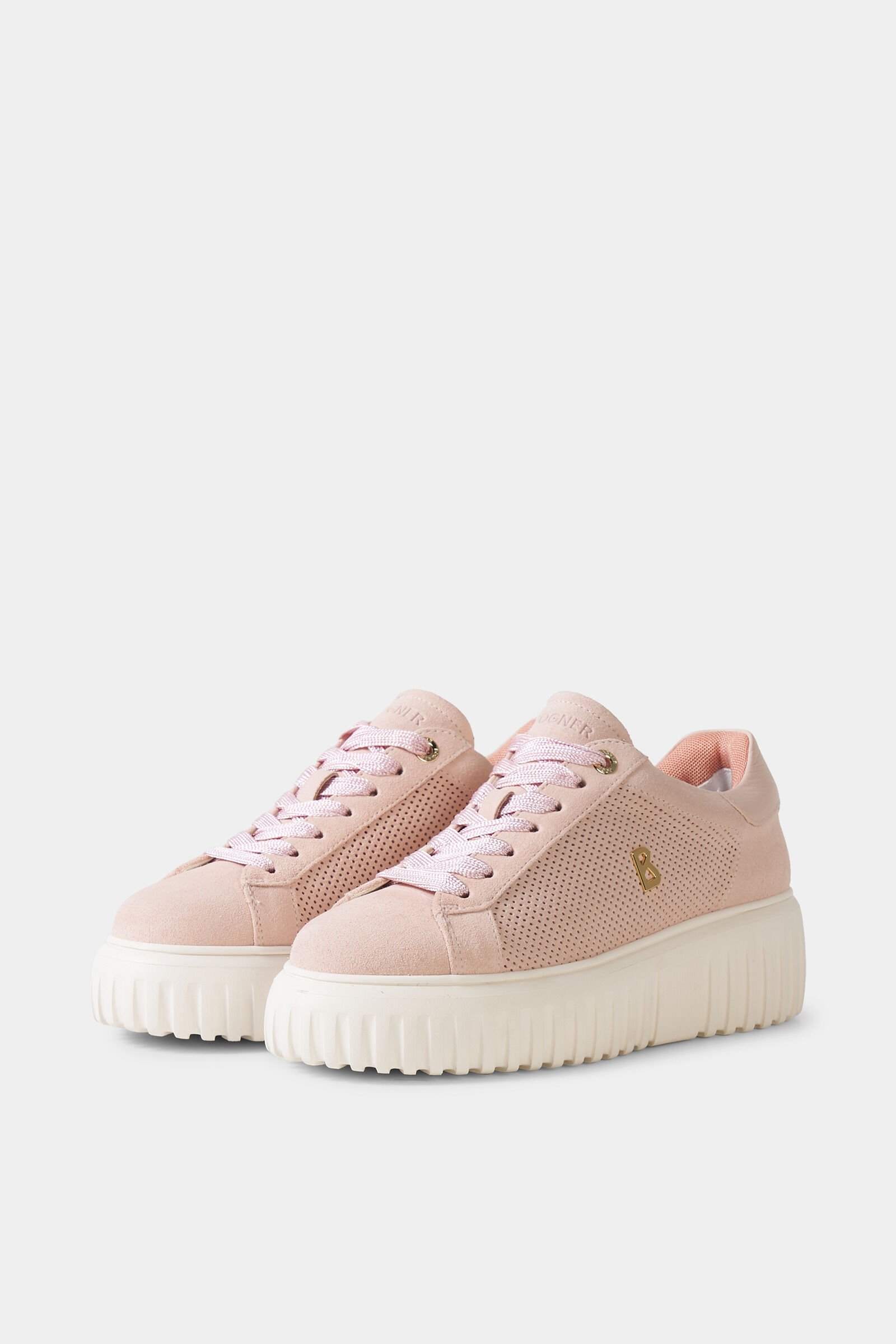 Platform sneaker Singapore Ros&eacute;