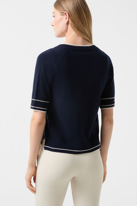 Chiri knitted shirt Navy blue Chiri knitted shirt Navy blue
