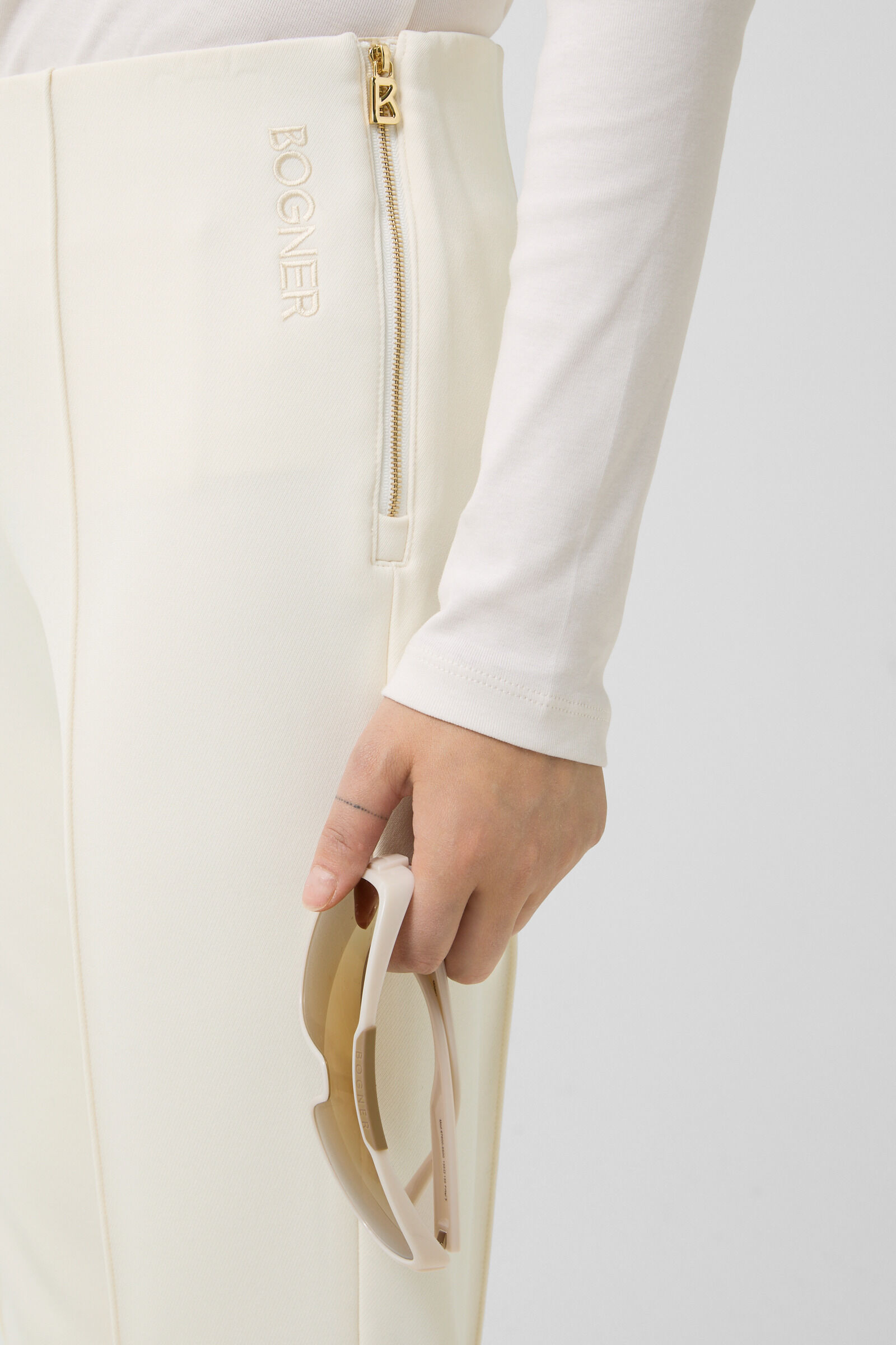 Elaine functional stirrup trousers Off-White