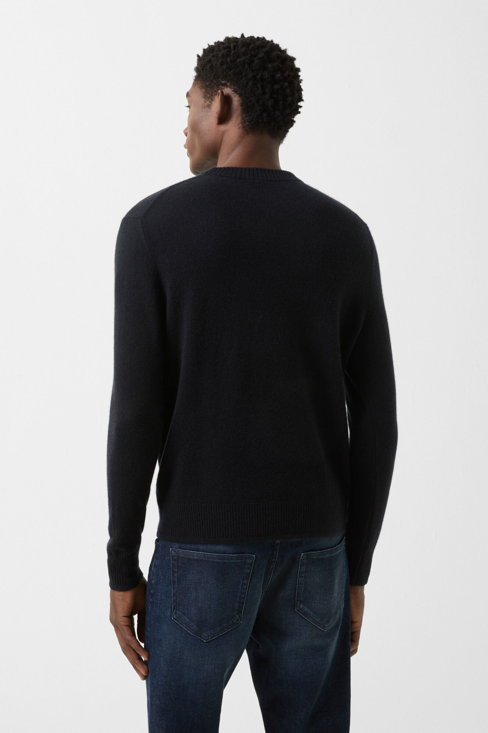 Brendon cashmere jumper Navy blue