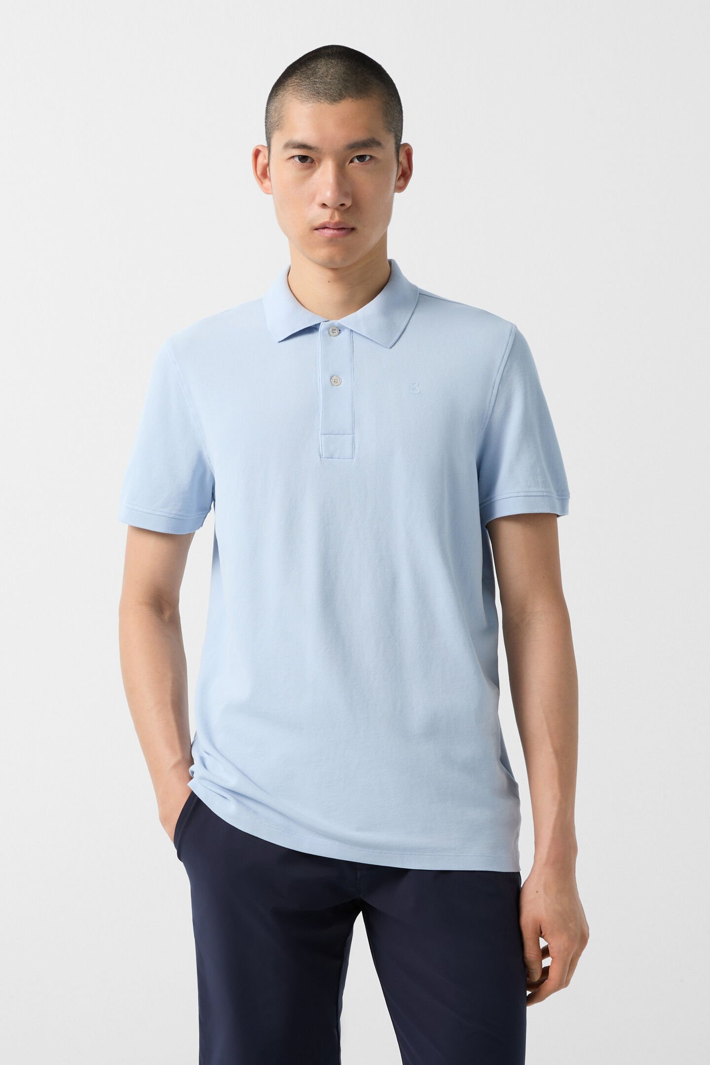 Polo-Shirt Fion Hellblau