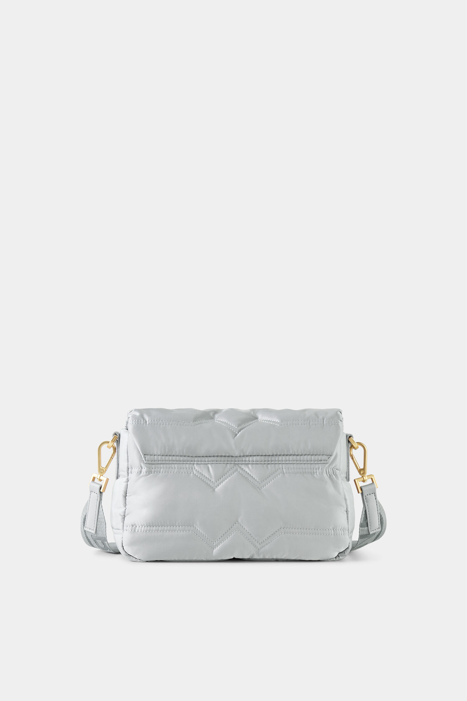 Schultertasche Wallis Tessuto Bar Grau