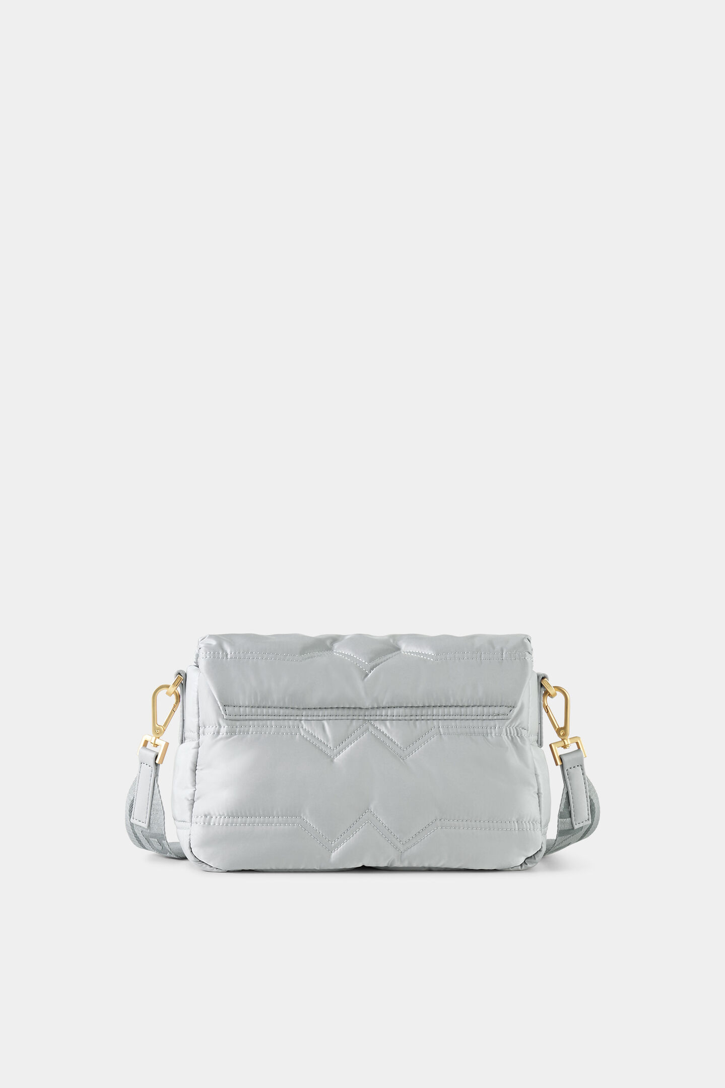 Schultertasche Wallis Tessuto Bar Grau