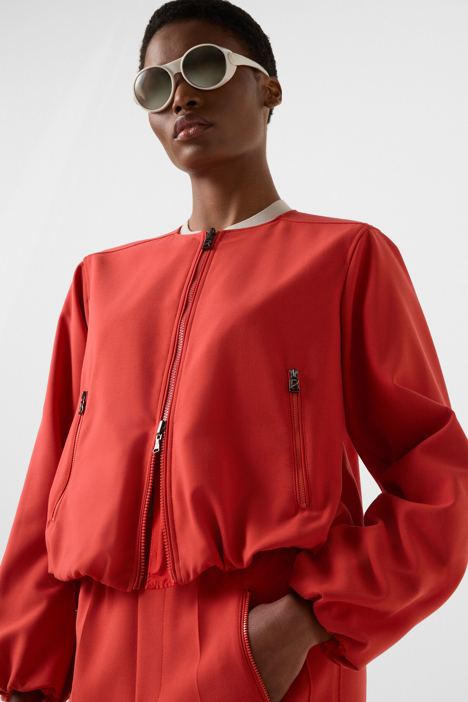 Reversible blouson Yuma Red