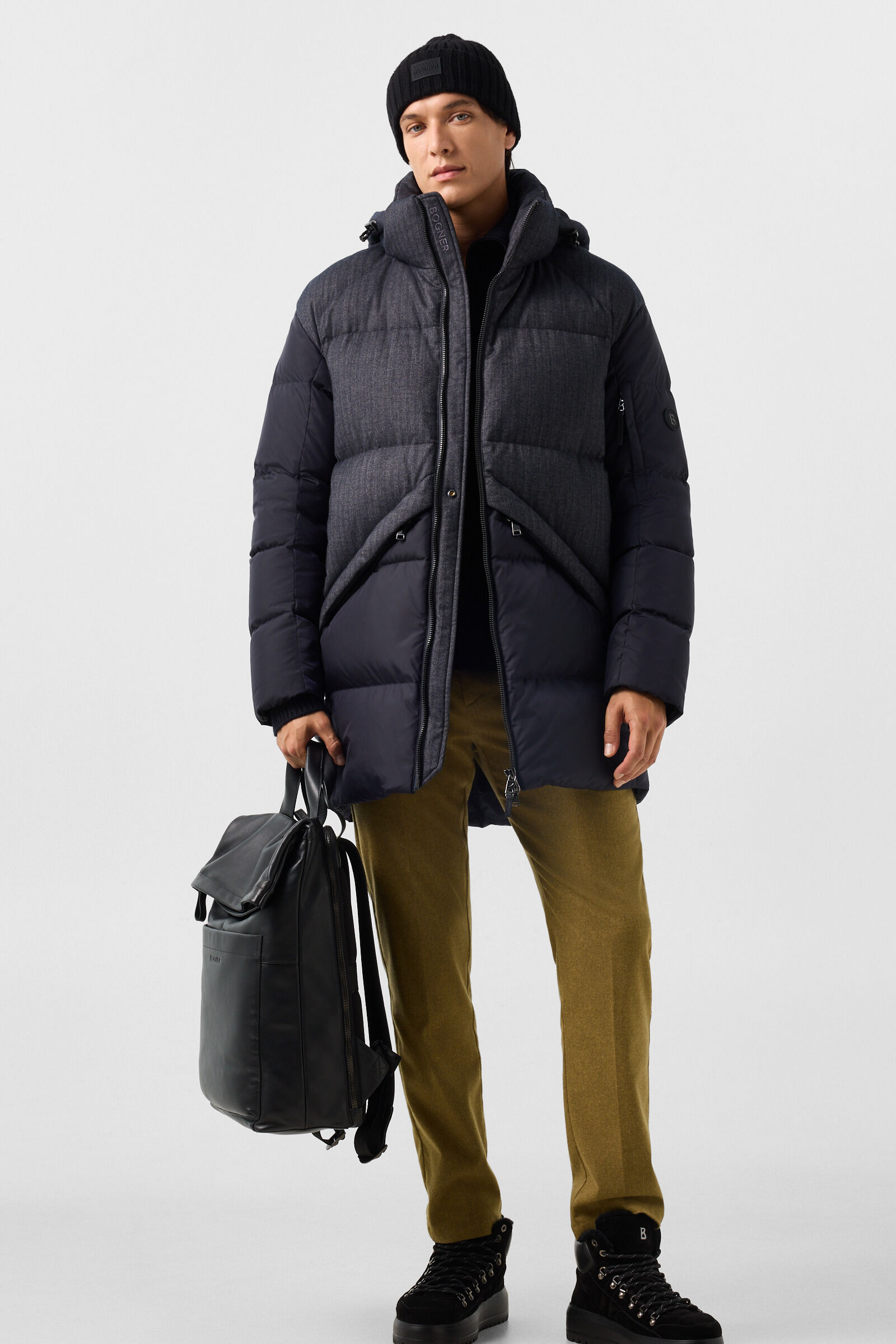 Daunen-Kurzmantel Jones Navy