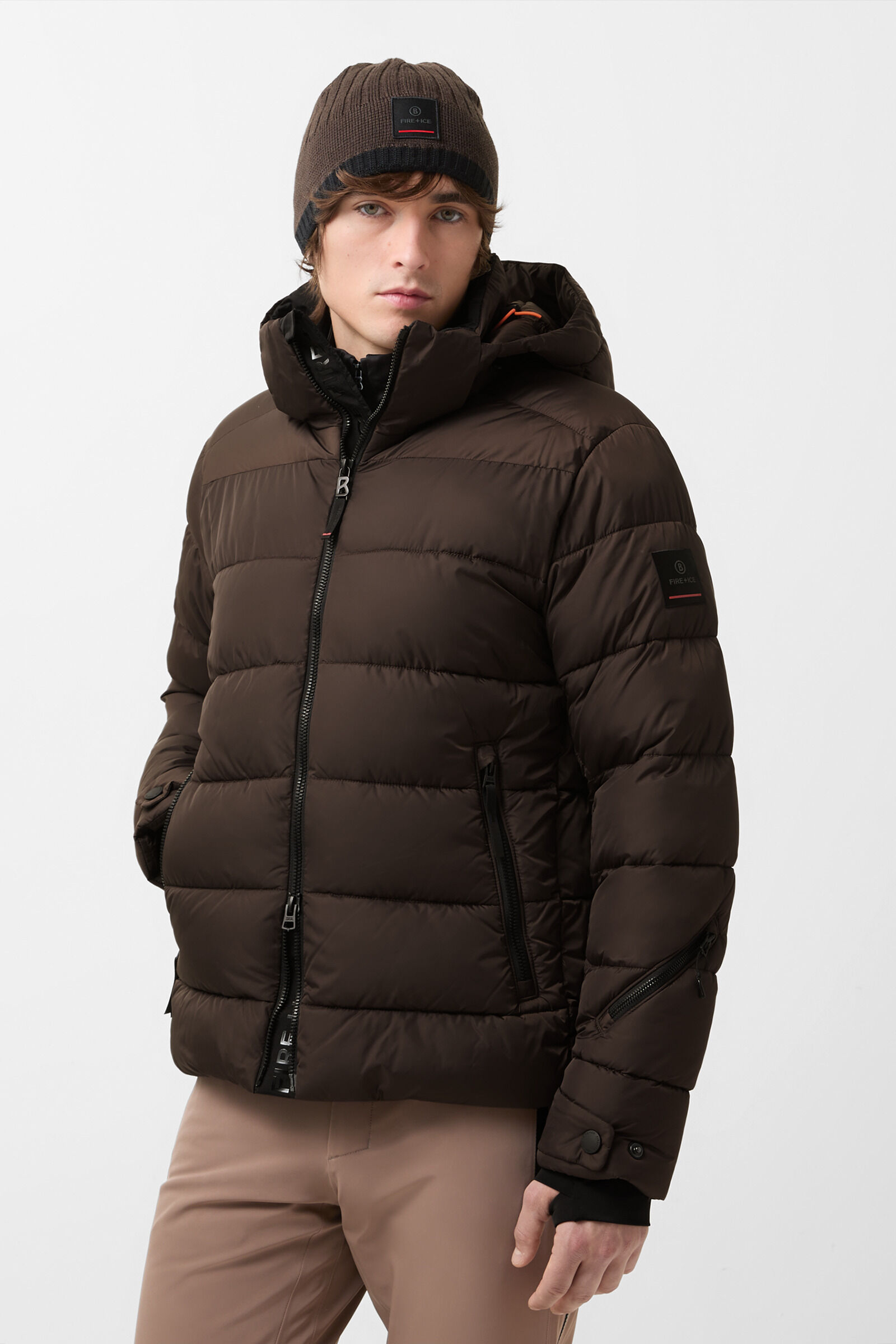 Ski jacket Luka Chocolate