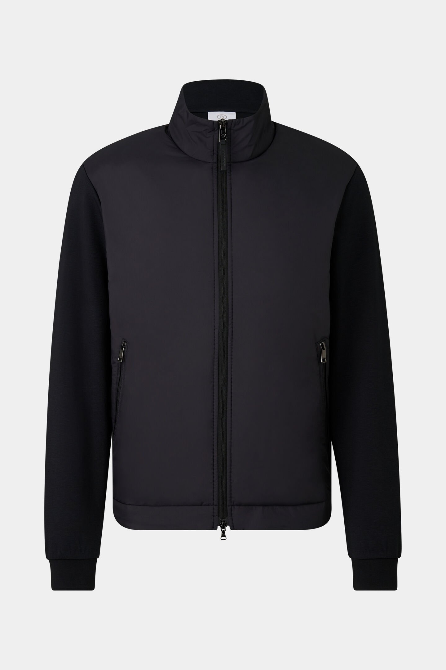 Rover hybrid jersey jacket Black