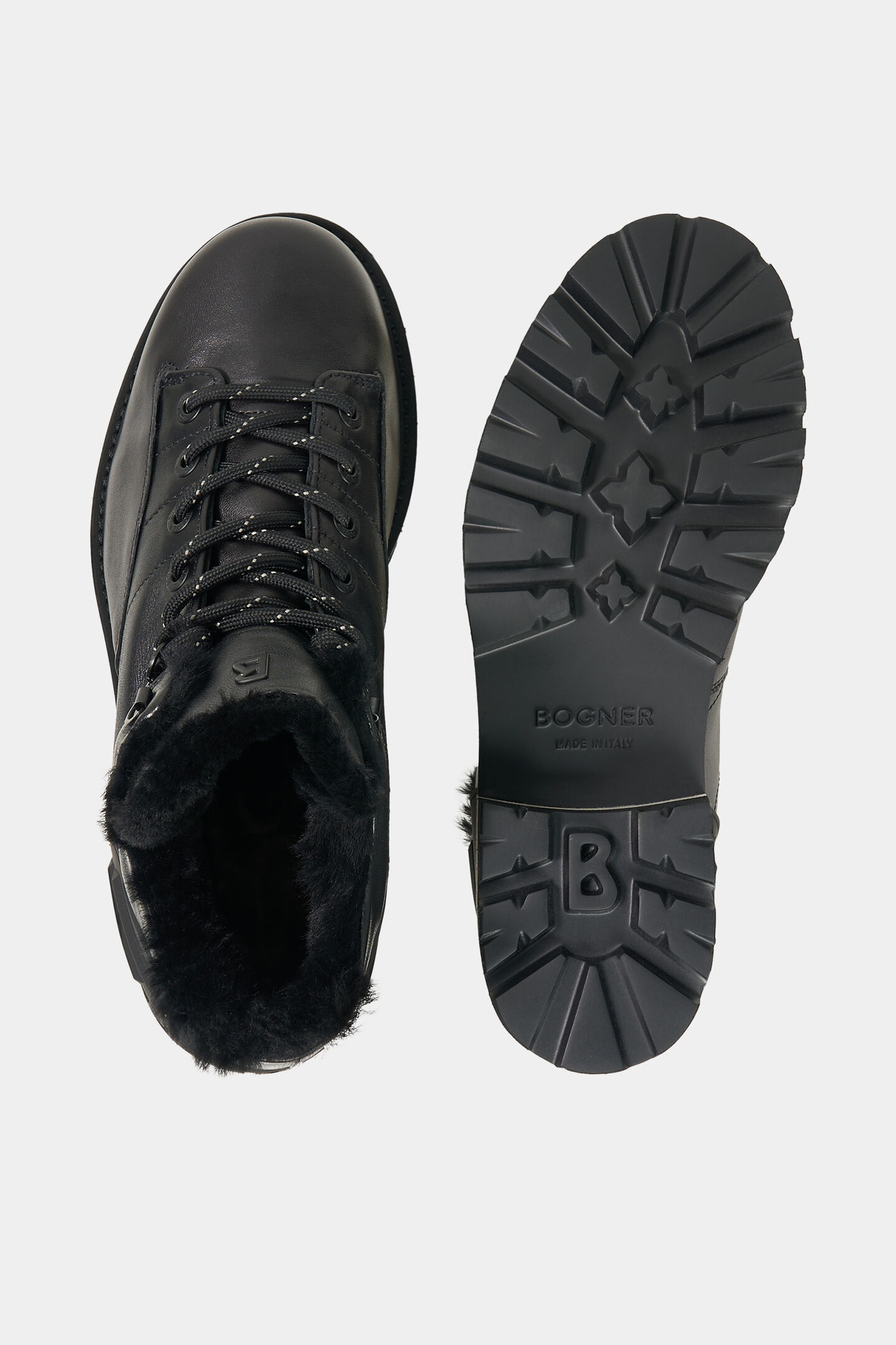 Lace-up Boots Courchevel Black
