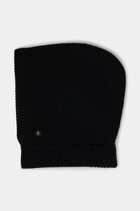Berny scarf hat Black Berny scarf hat Black