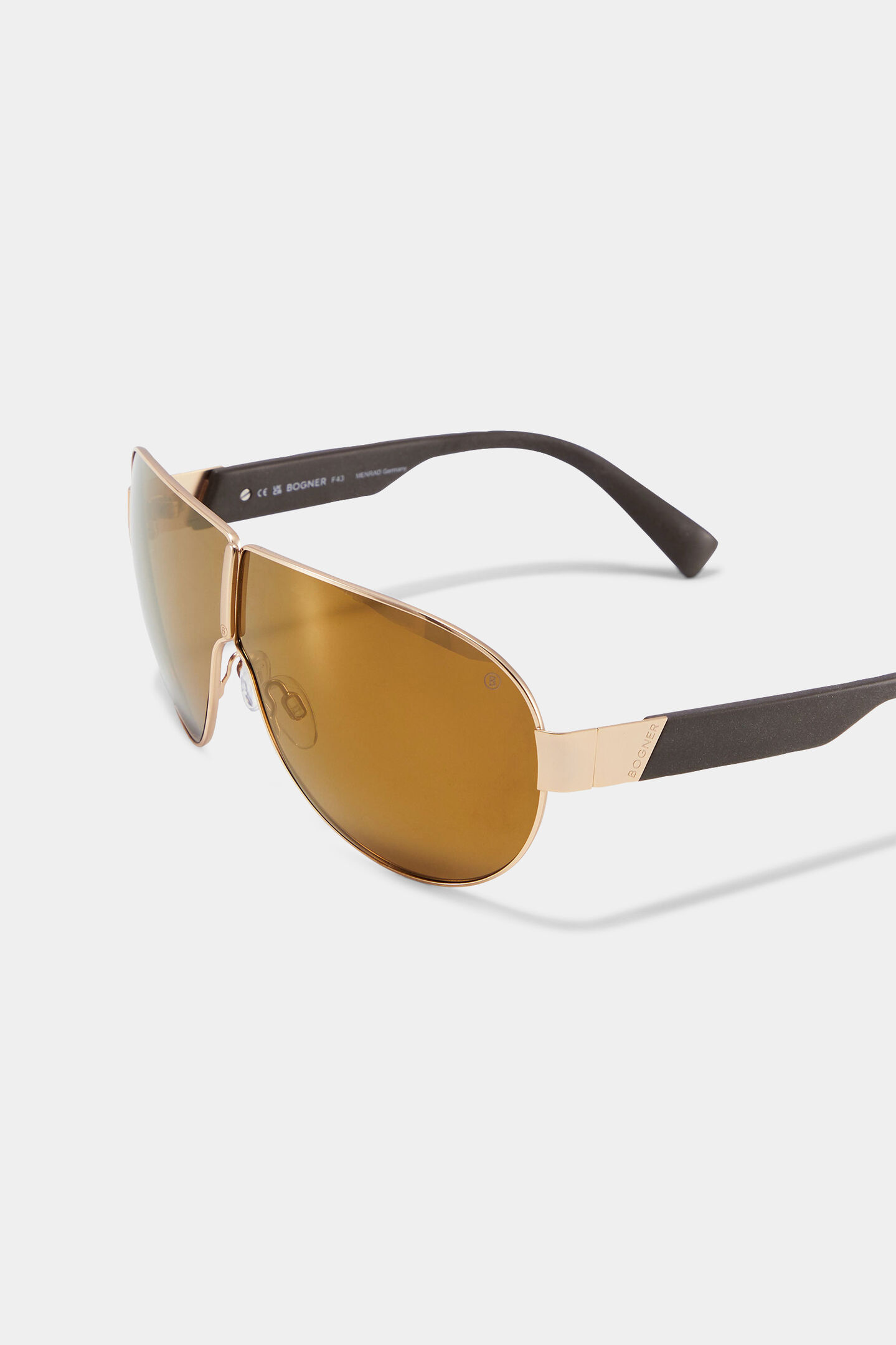 Sonnenbrille Abetone Braun/Gold