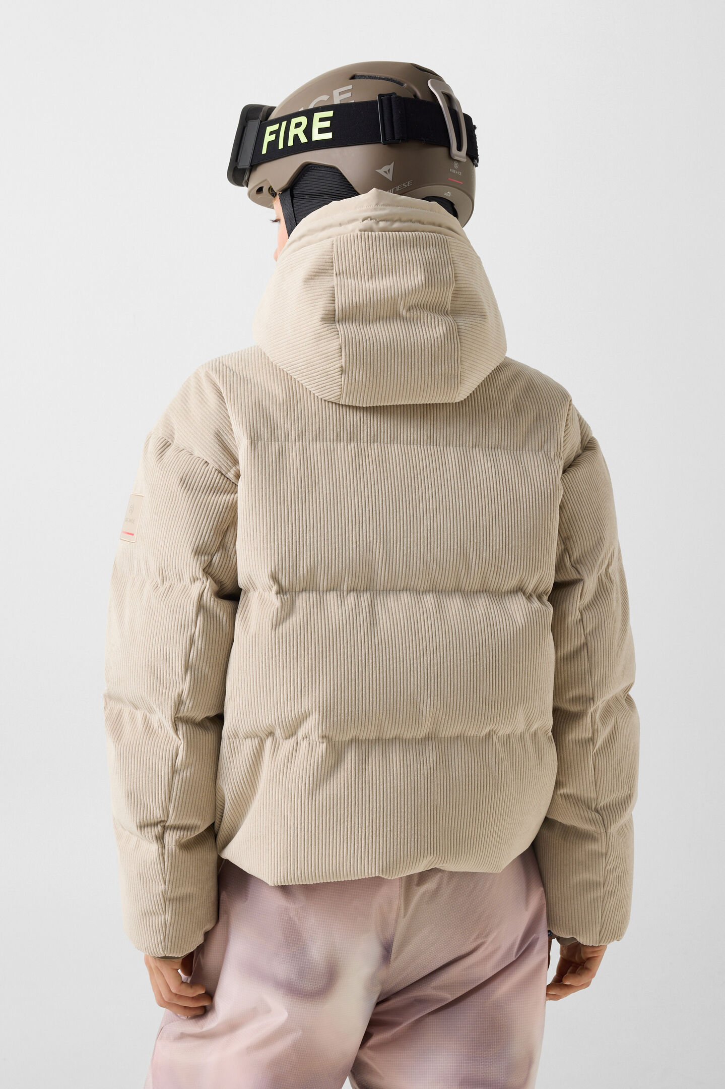 Neila corduroy ski jacket Beige