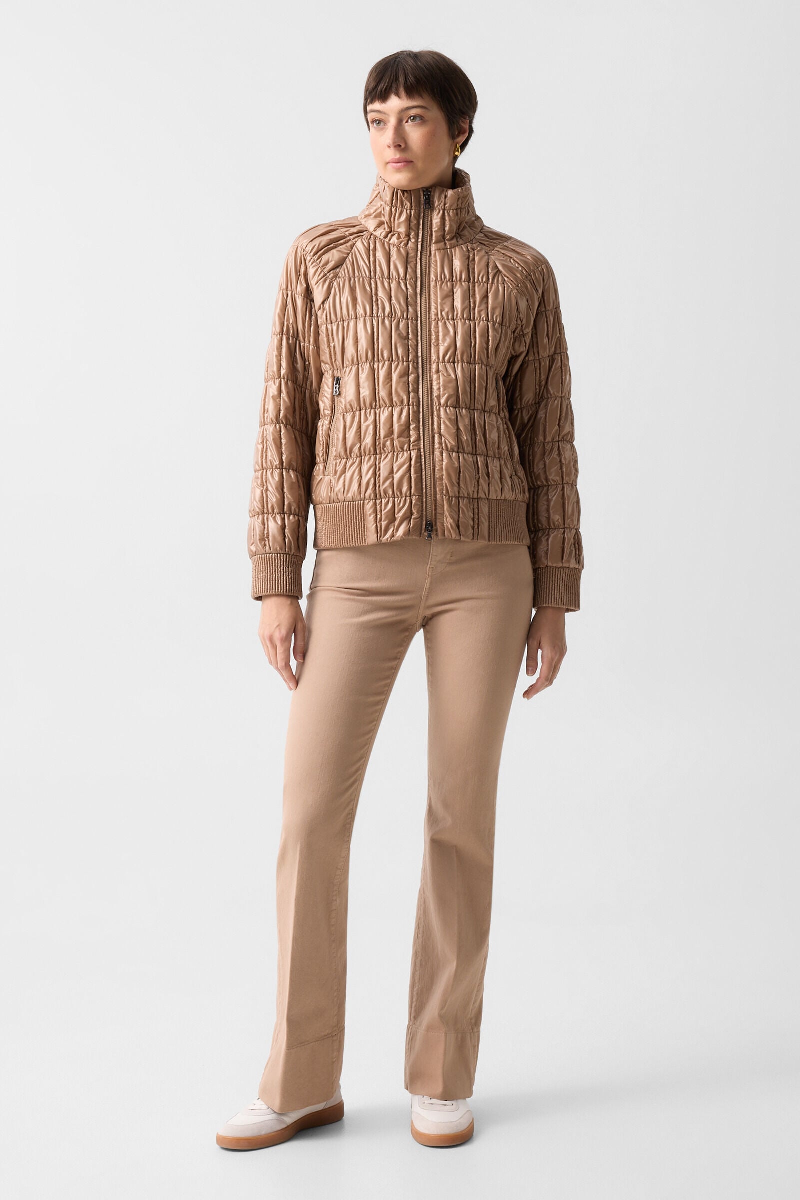 Sherry quilted jacket Camel