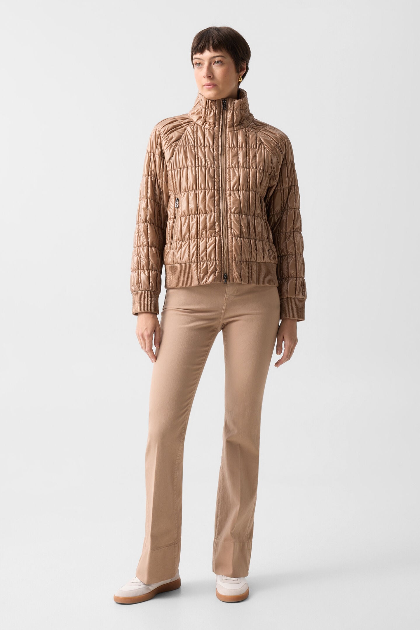 Sherry quilted jacket Camel