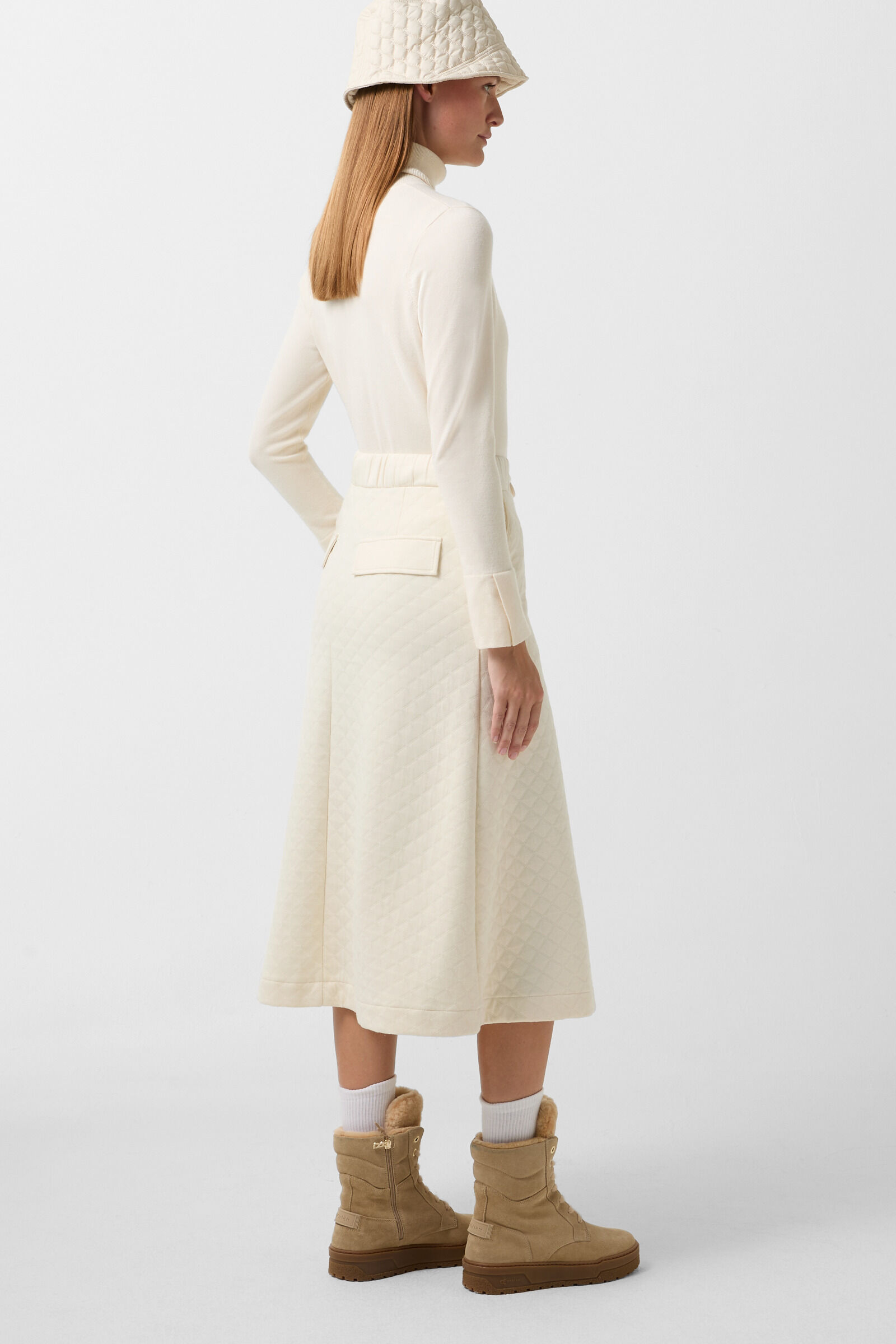 Mascha sweat skirt Cream