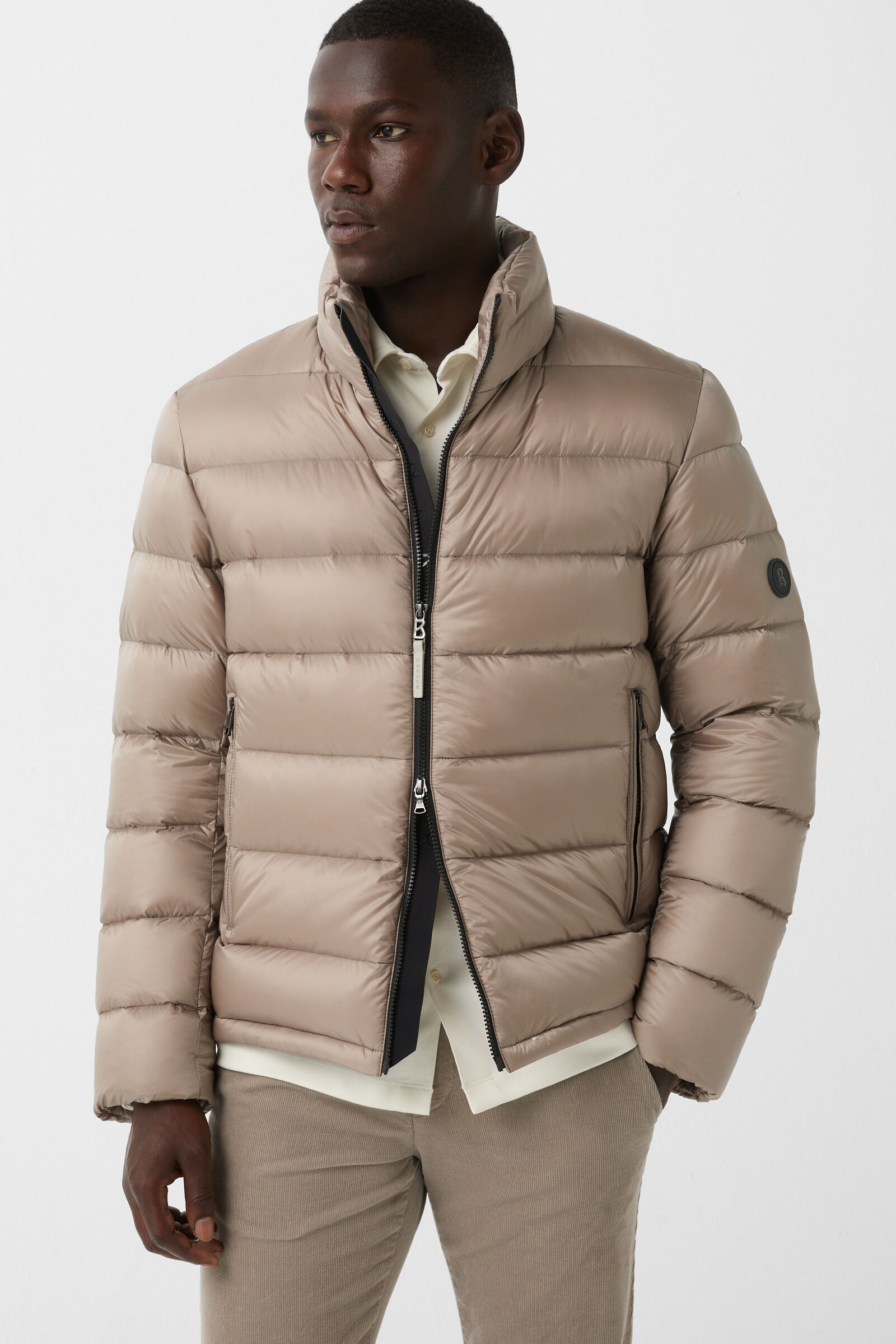 Hugh down jacket Greige