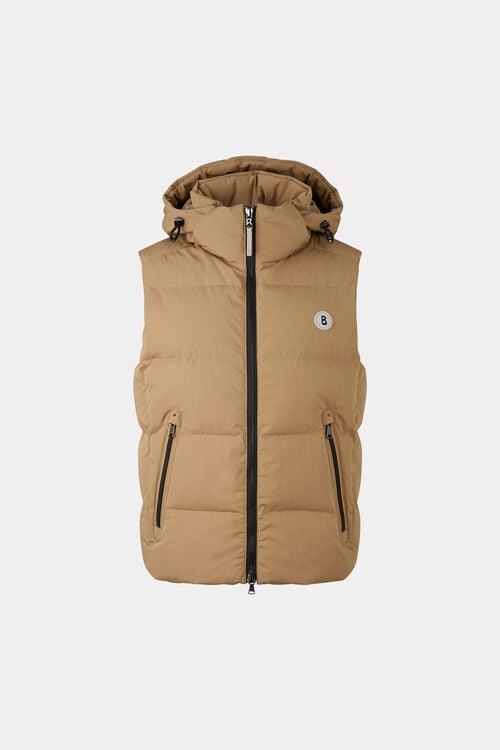 Jimmy down waistcoat Camel
