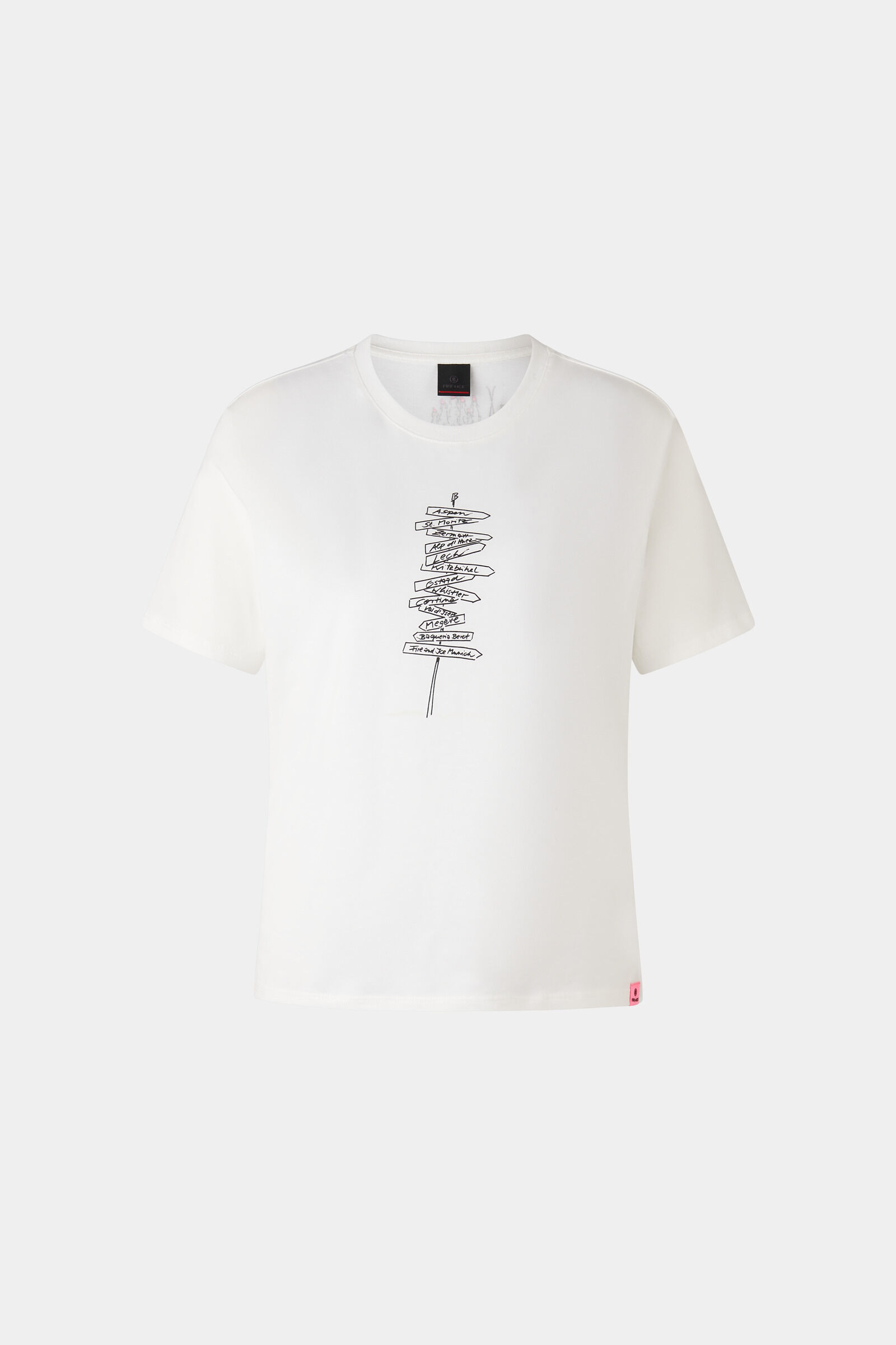 T-shirt Lotte White/black