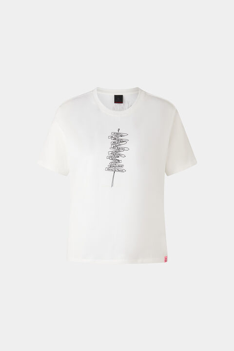 T-shirt Lotte White/black T-shirt Lotte White/black