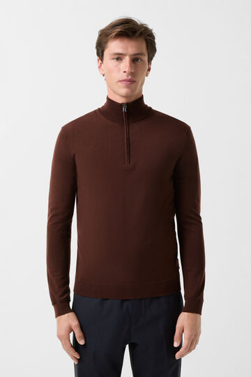 Ouri knitted troyer Wine red Ouri knitted troyer Wine red