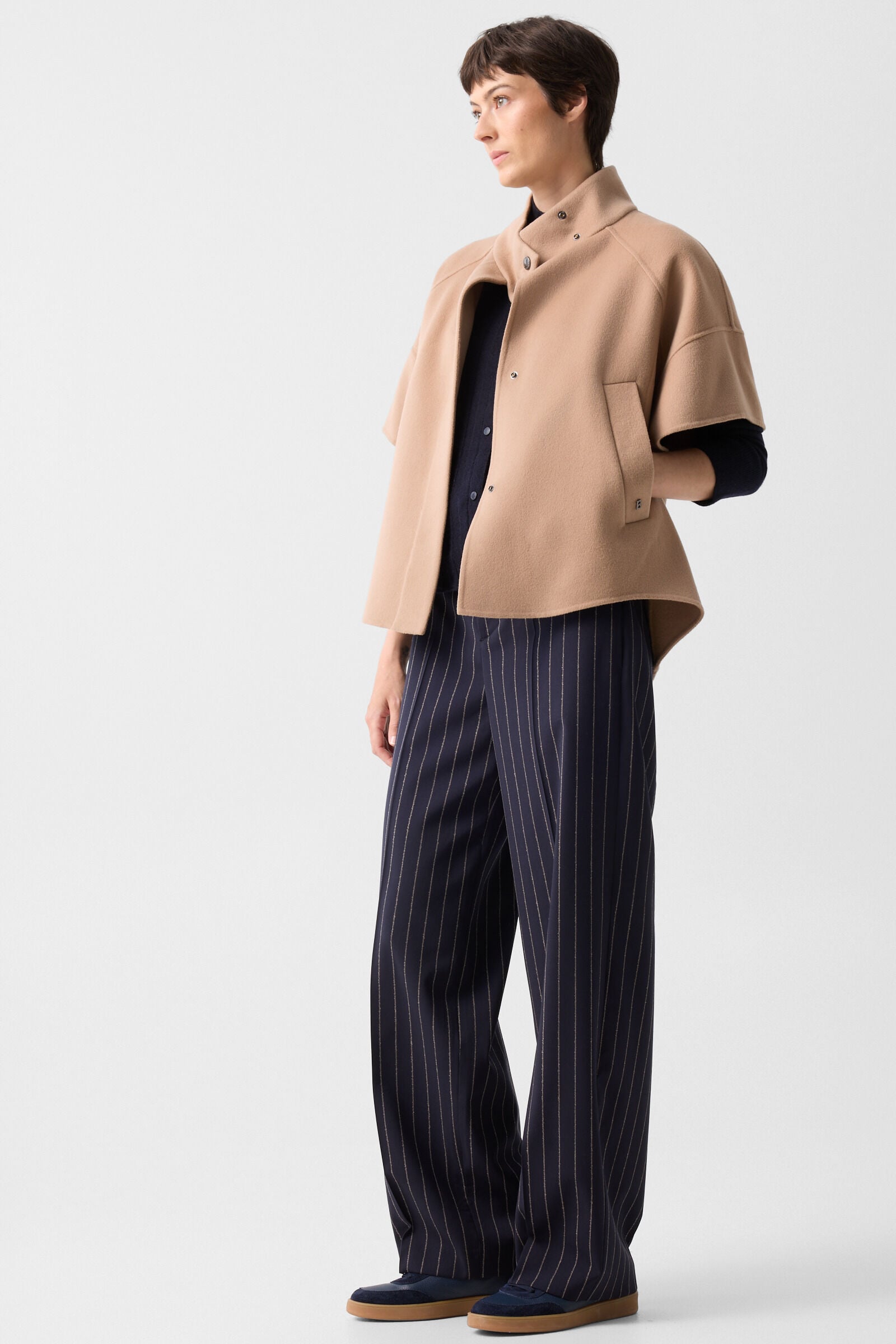 Wool waistcoat Venice Camel