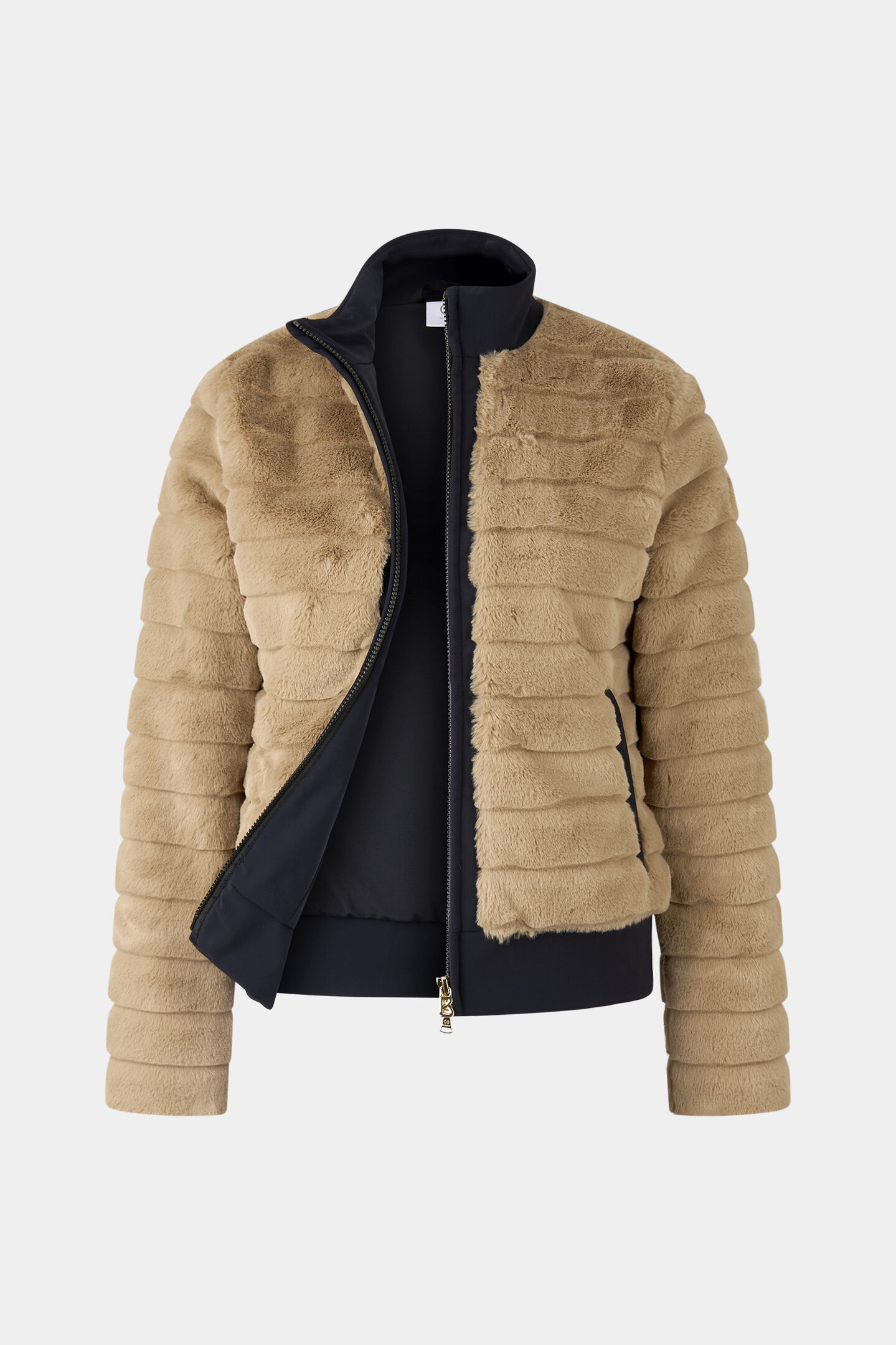 Katniss faux fur jacket Brown