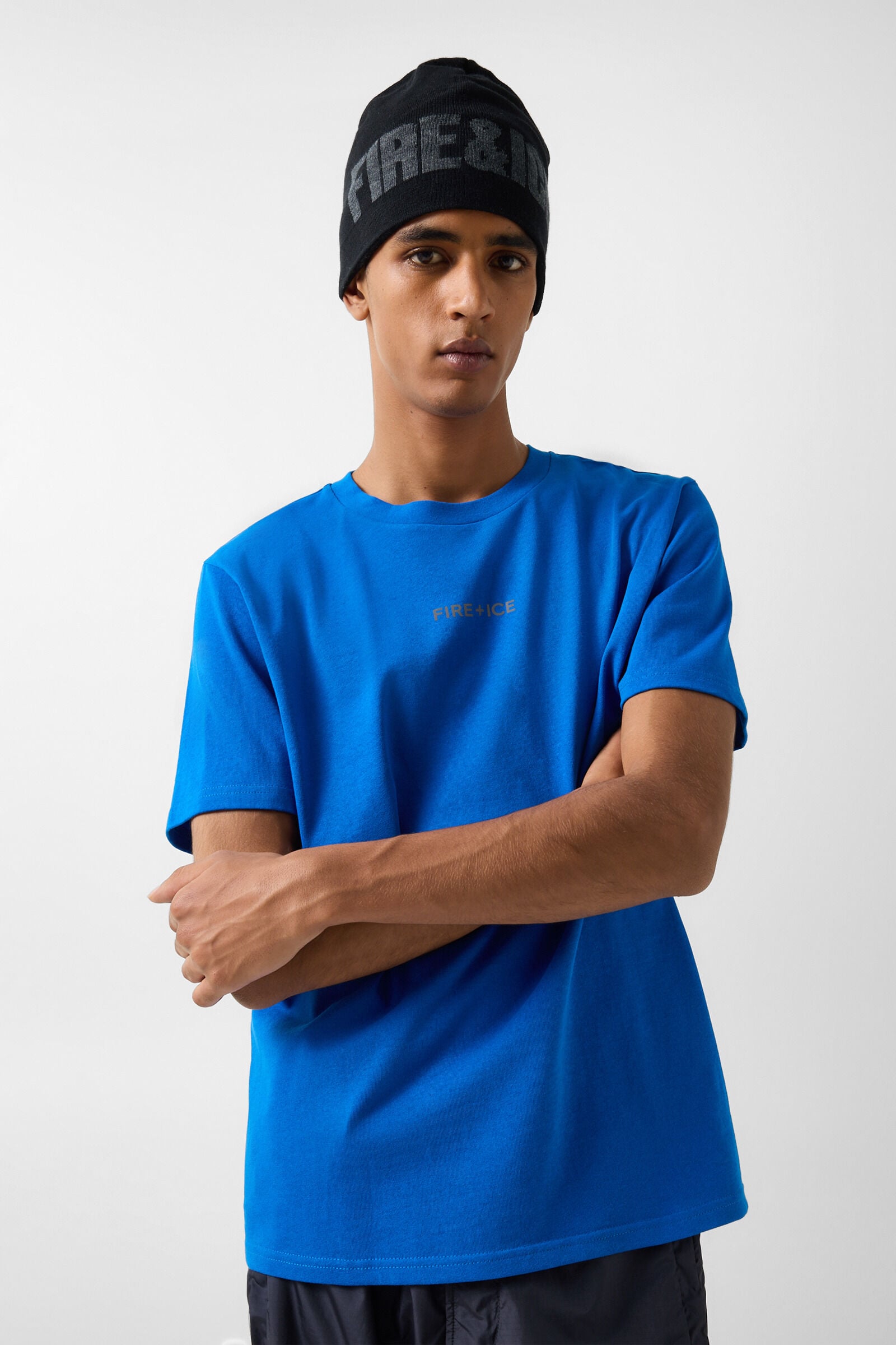 Mick cotton T-shirt Blue
