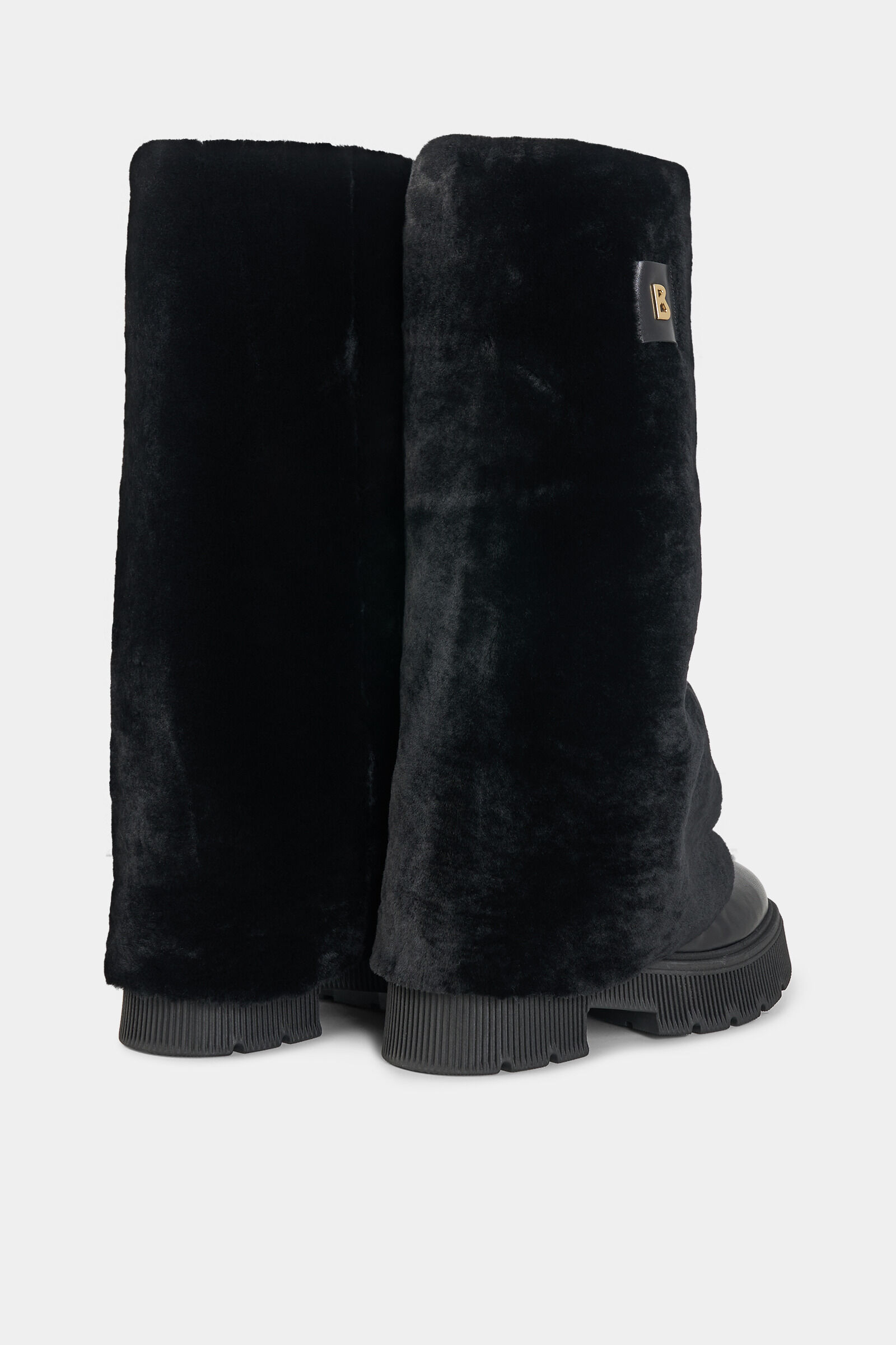 Turin lambskin boots Black