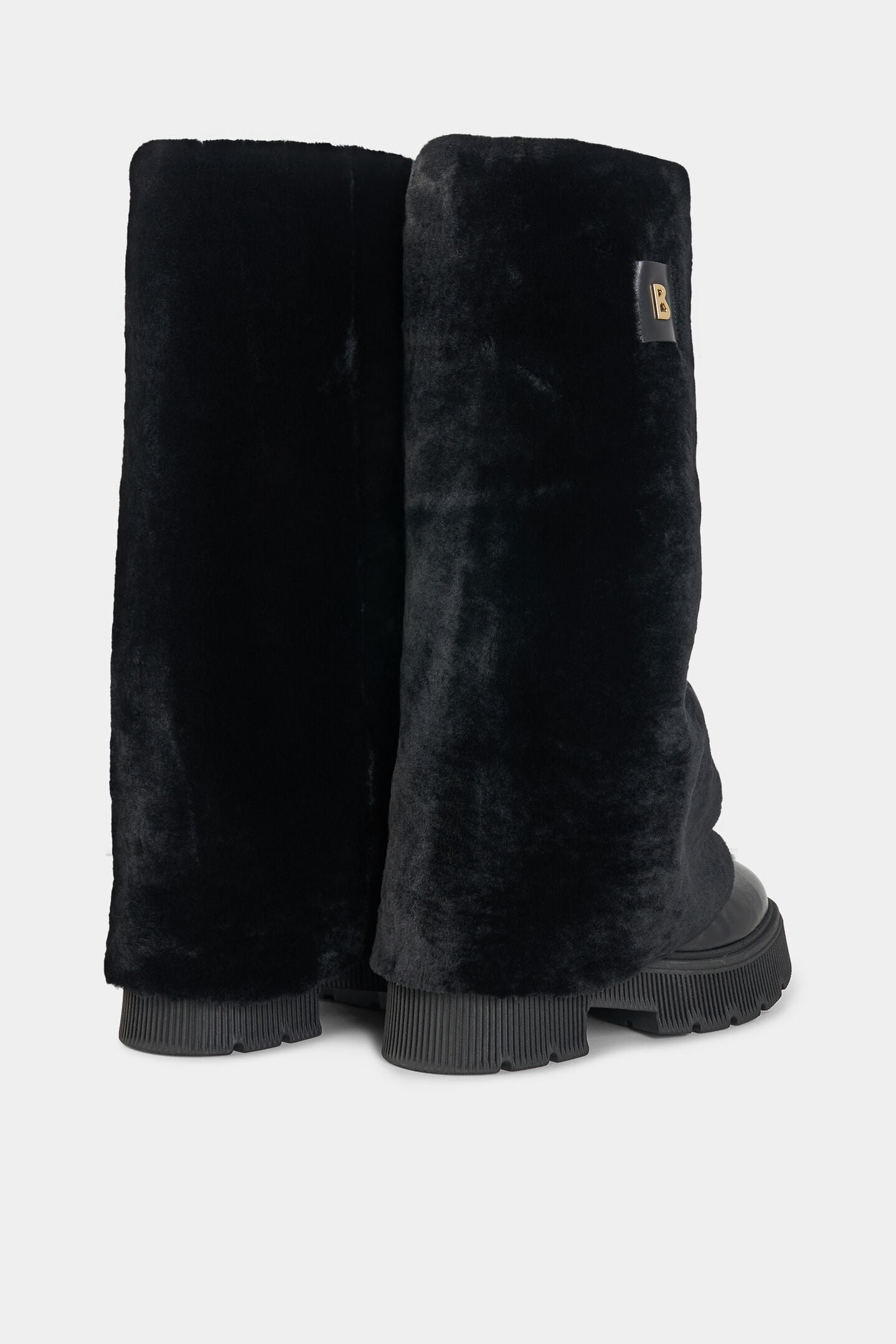 Turin lambskin boots Black