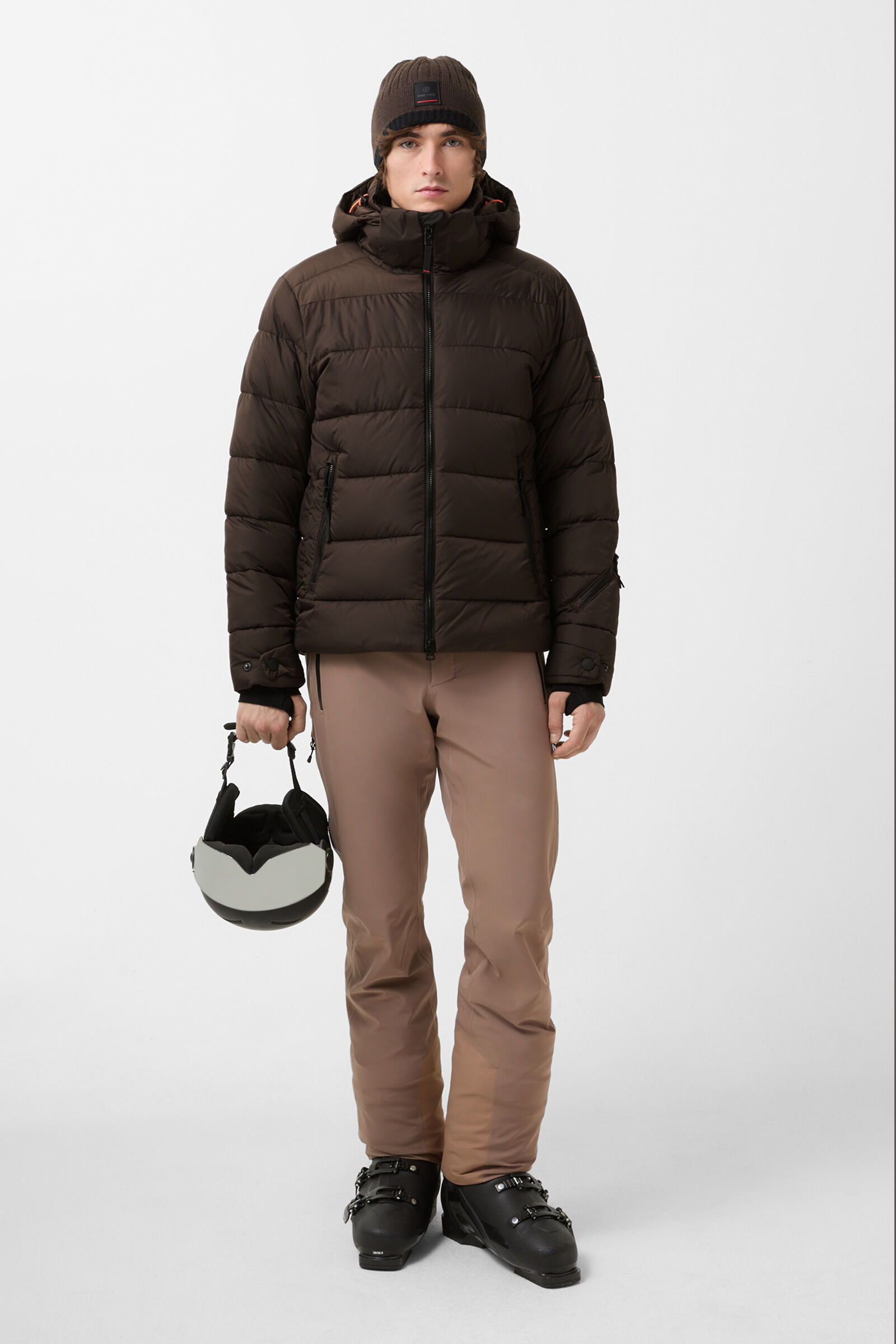 Ski jacket Luka Chocolate