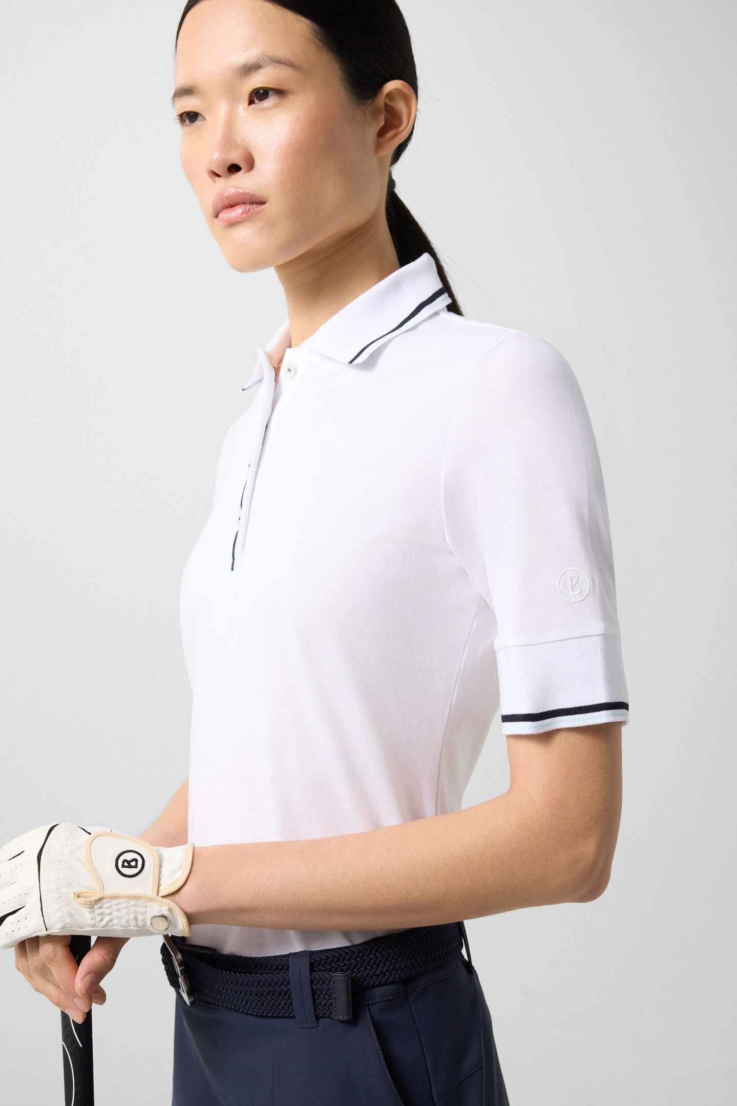 Funktons polo shirt Elenor White