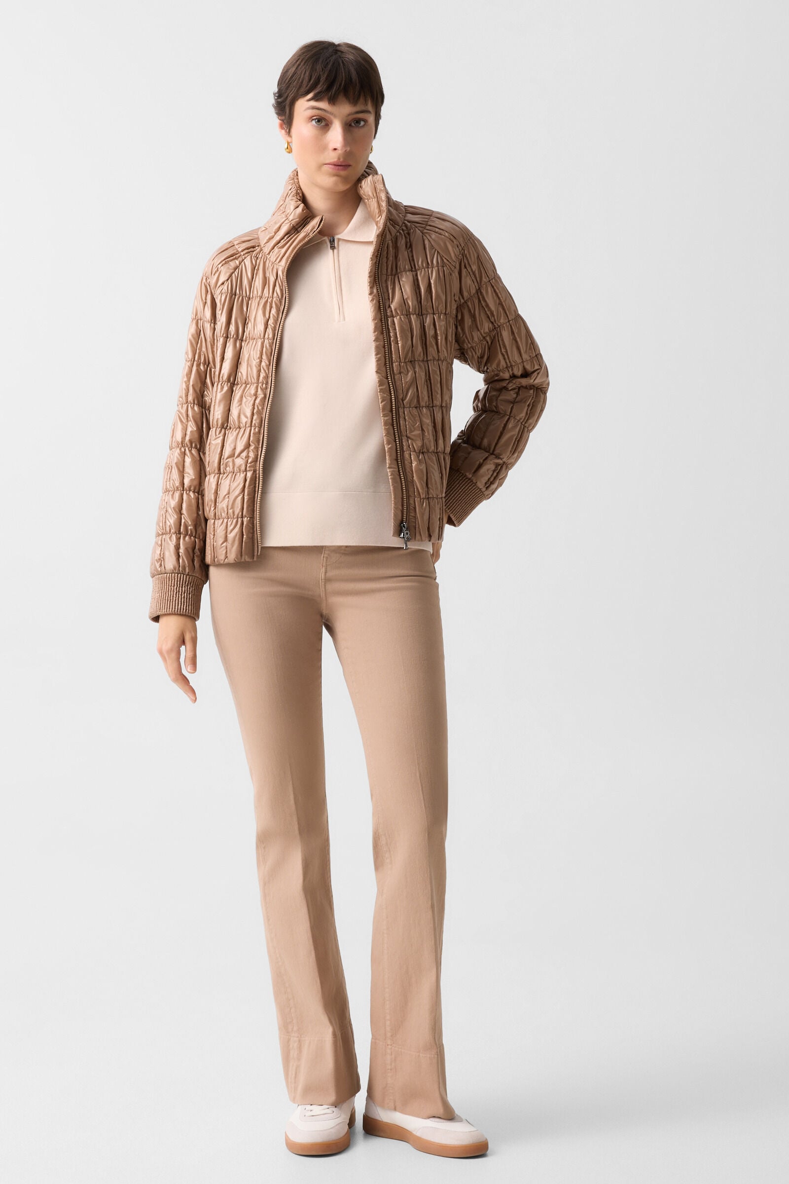 Maureen virgin wool polo shirt Cream