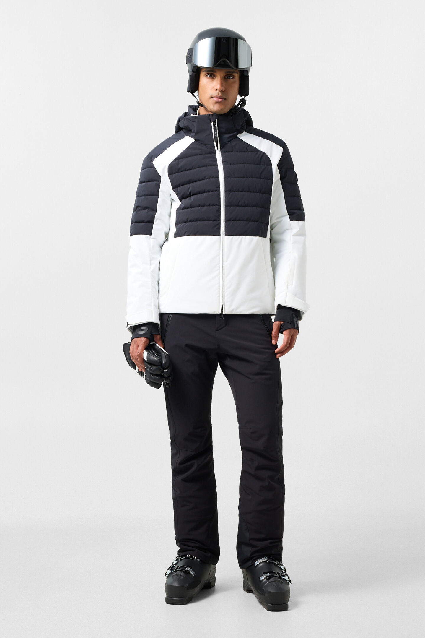 Hennik ski jacket White/Black