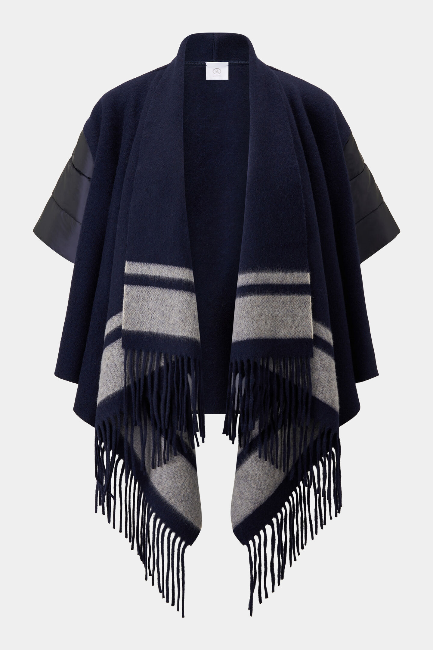 Poncho-Jacke Nica Navy-Blau