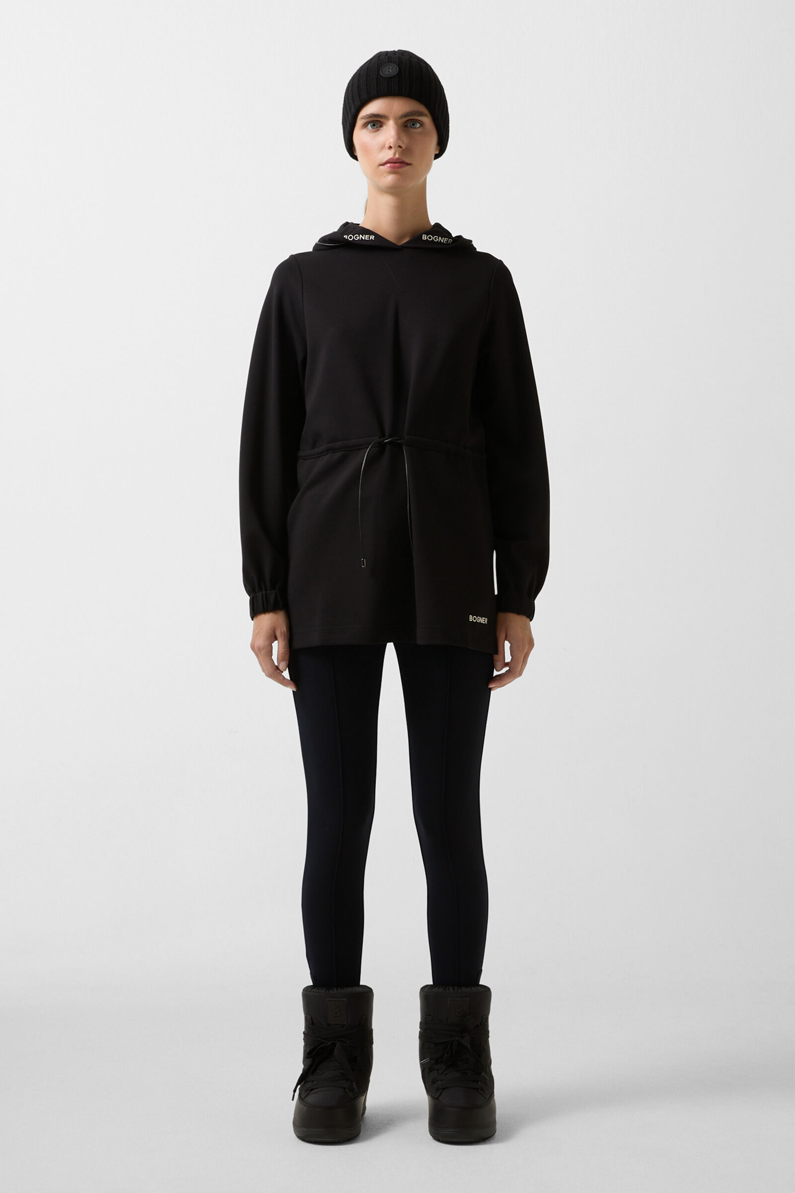 Kaela jersey stirrup trousers Black