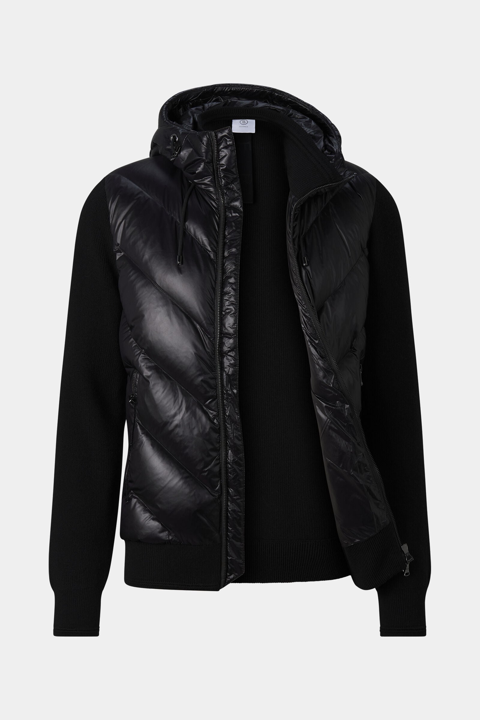 Zisco Hybrid Knit Jacket Black