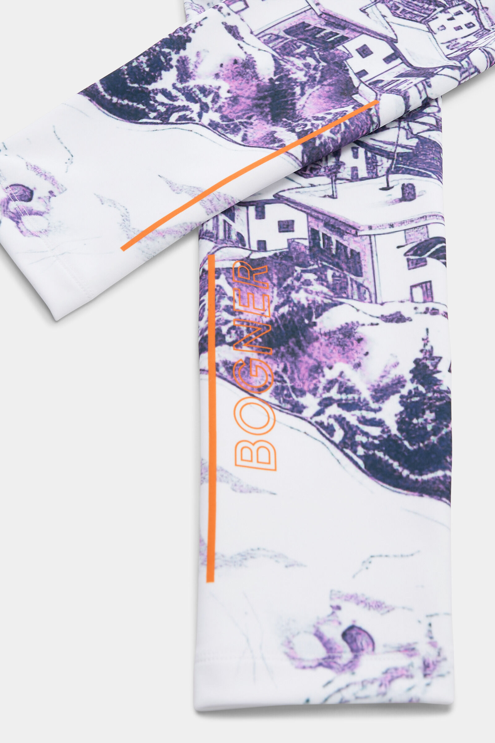 Kids Tights Lenya Purple/white