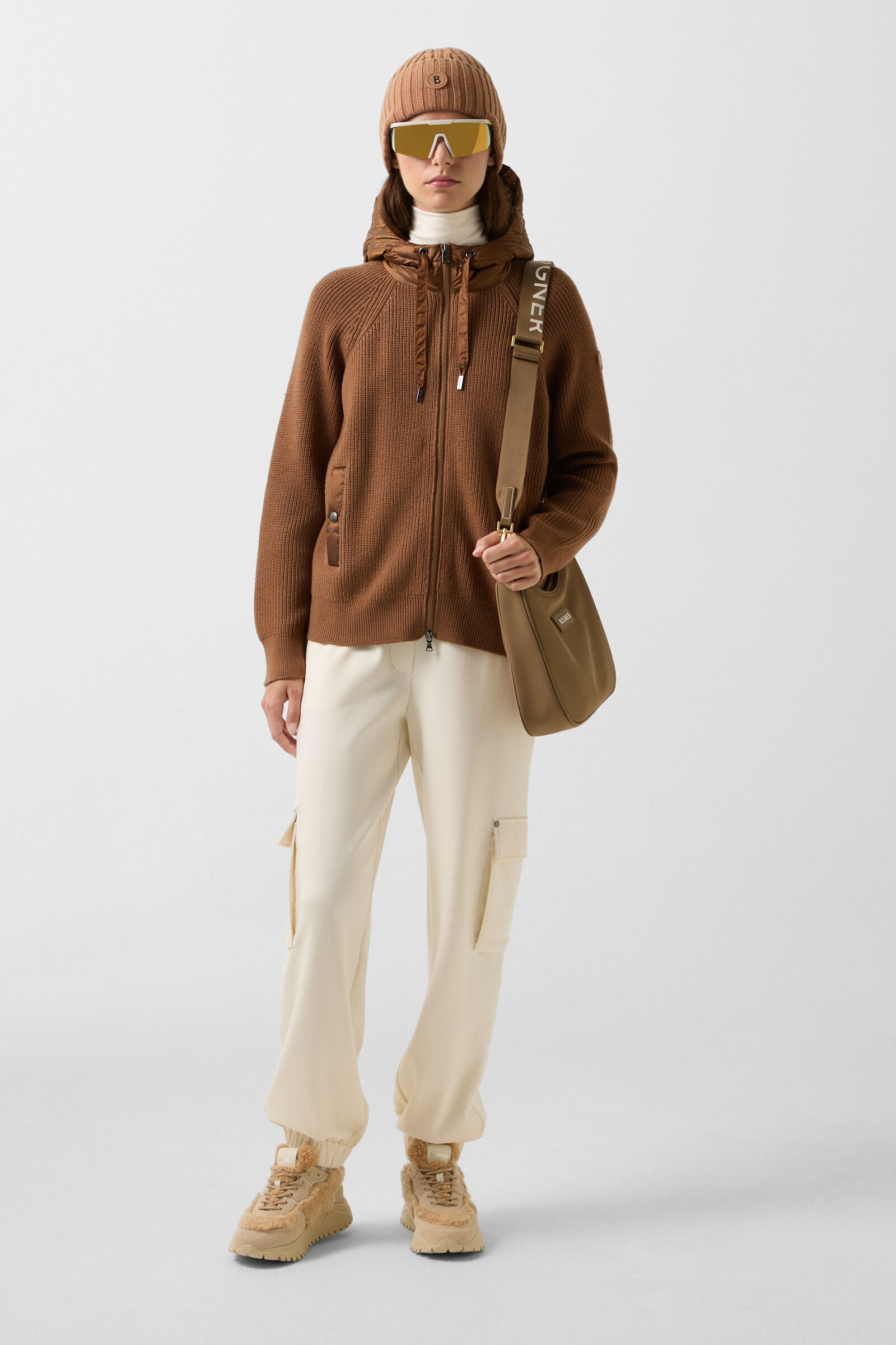 Pamy hybrid knit jacket Hazel