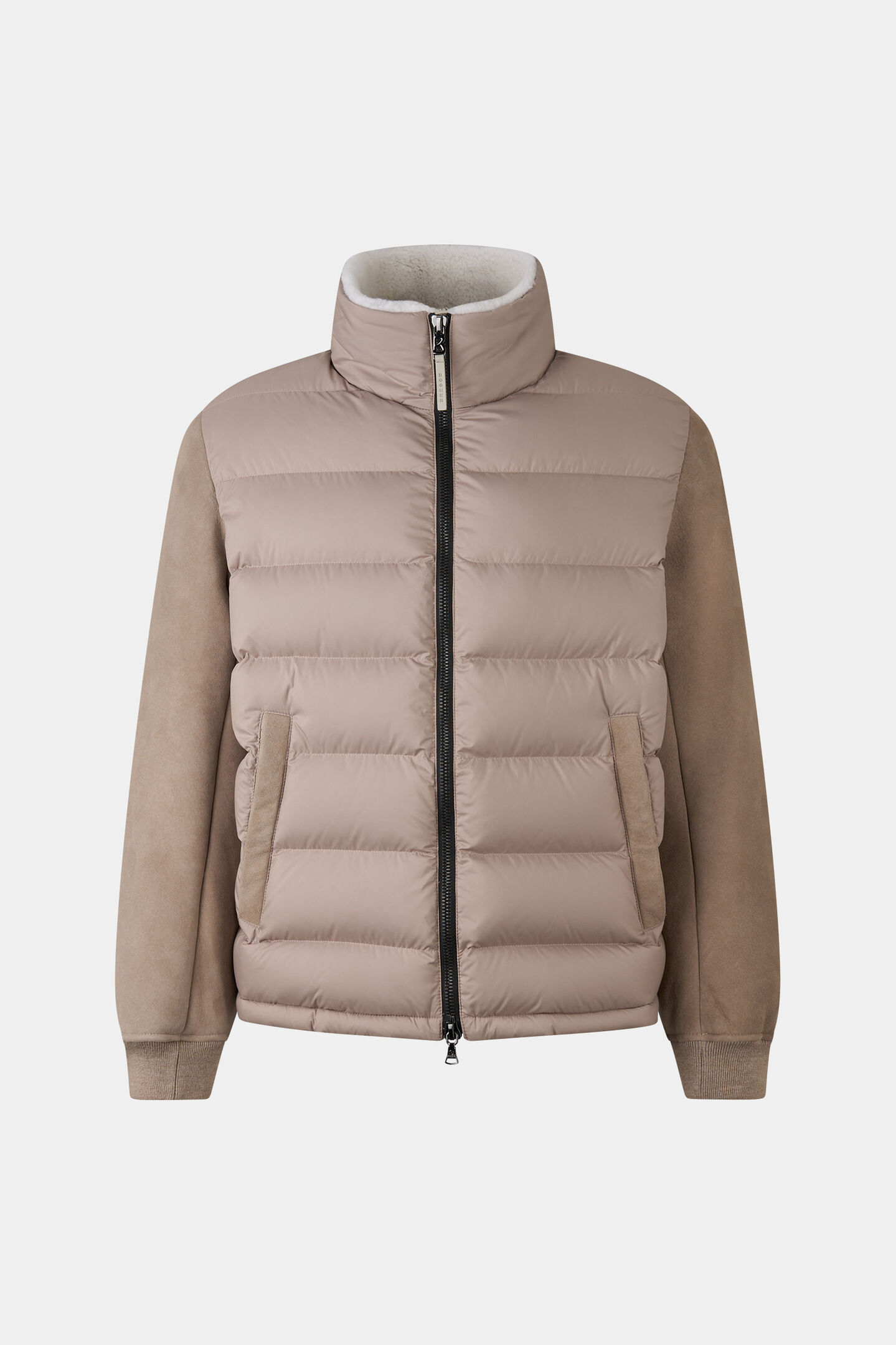 Aleco hybrid down jacket Taupe