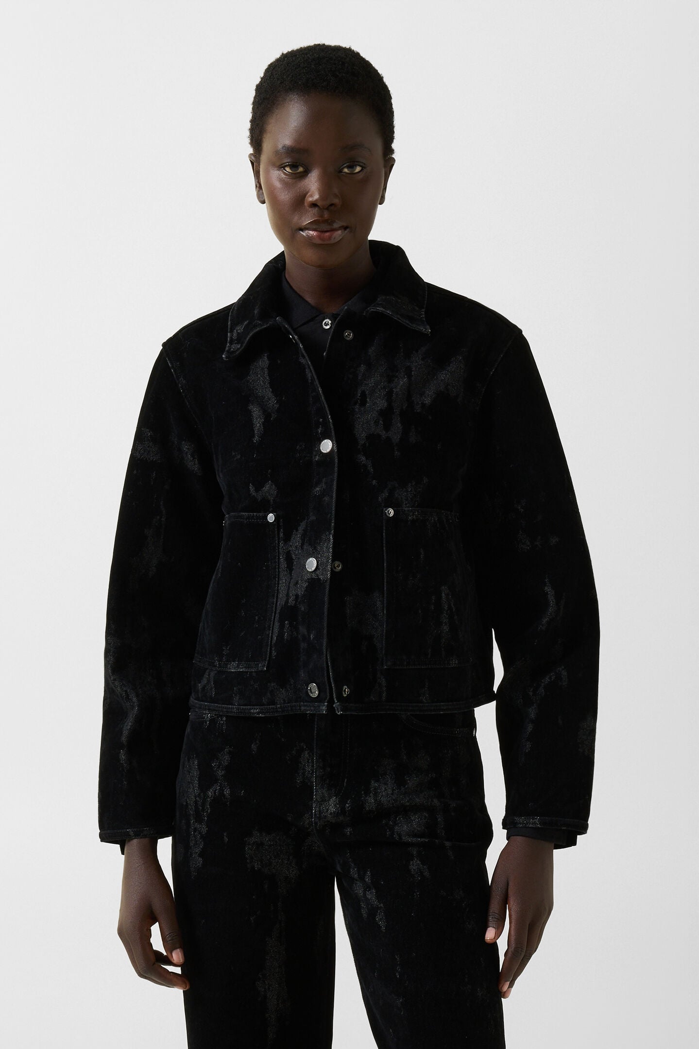 Lore Denim Jacket Black