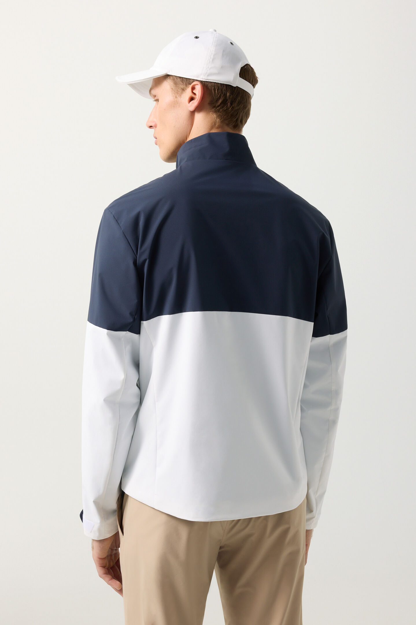 Bolek functional jacket Navy blue/white